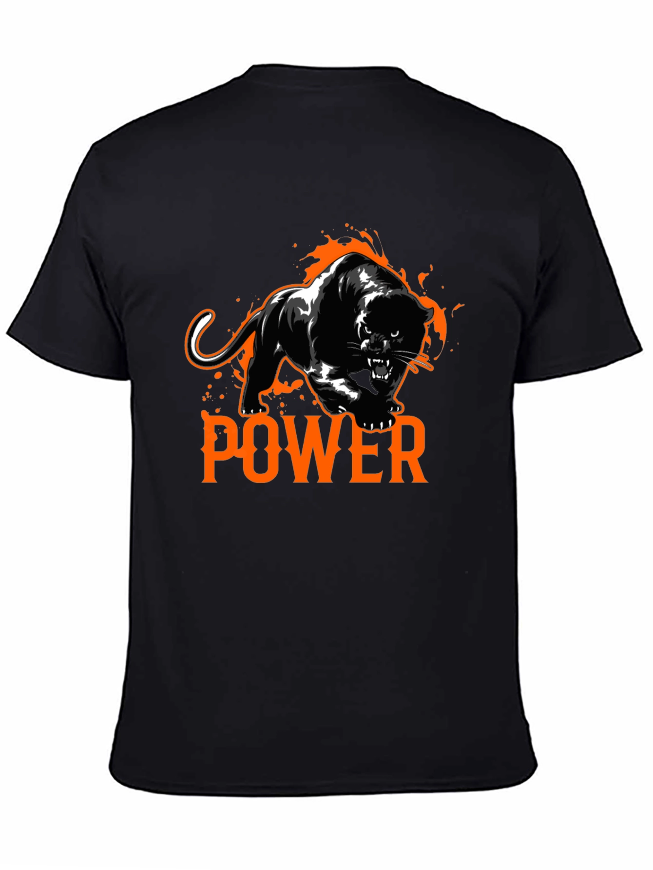 Power Panther Graphic Tee - Black T-Shirt