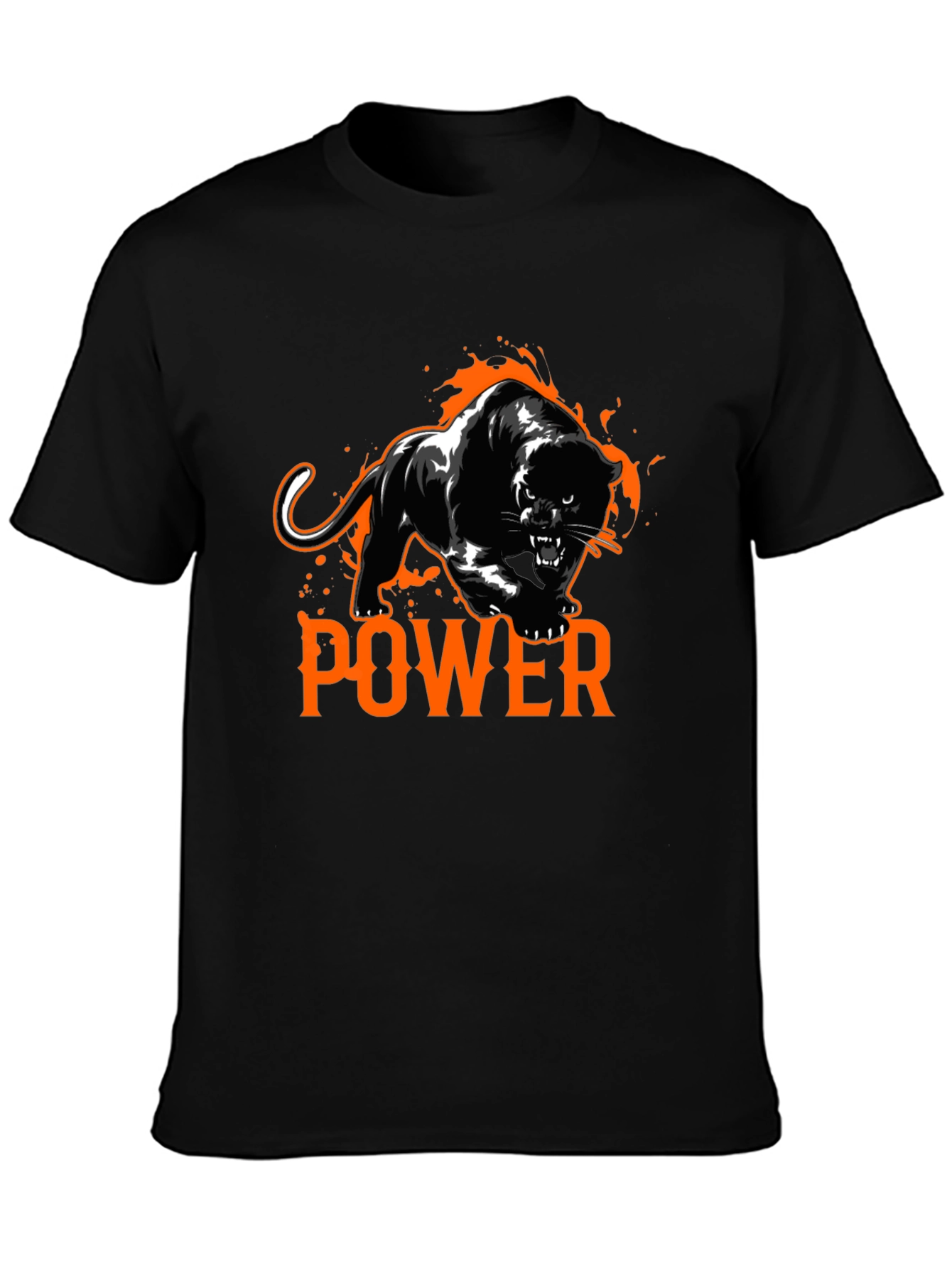 Power Panther Graphic Tee - Black T-Shirt