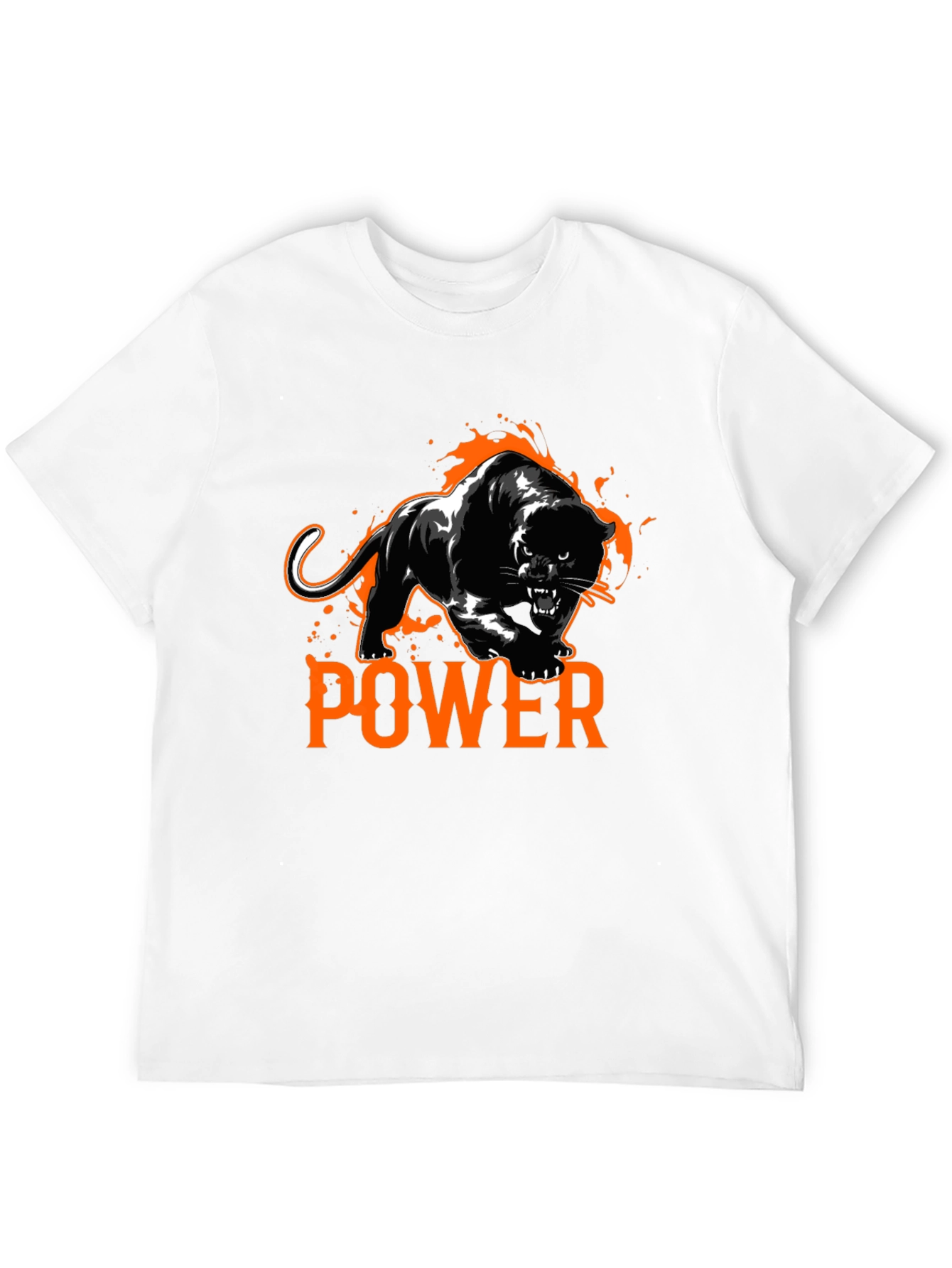 Power Panther Graphic Tee - Black T-Shirt