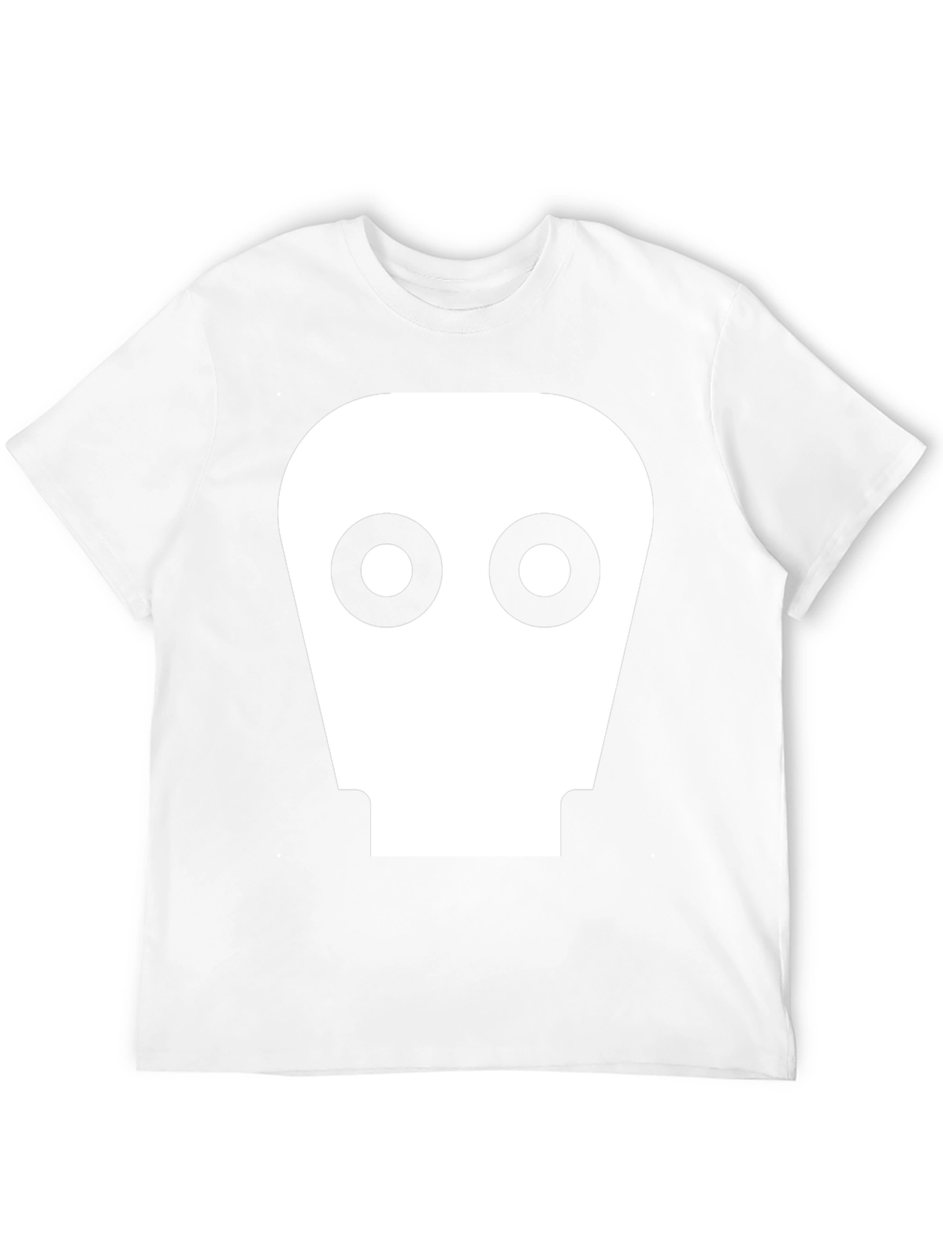 Retro Robot Head Graphic Tee - Black