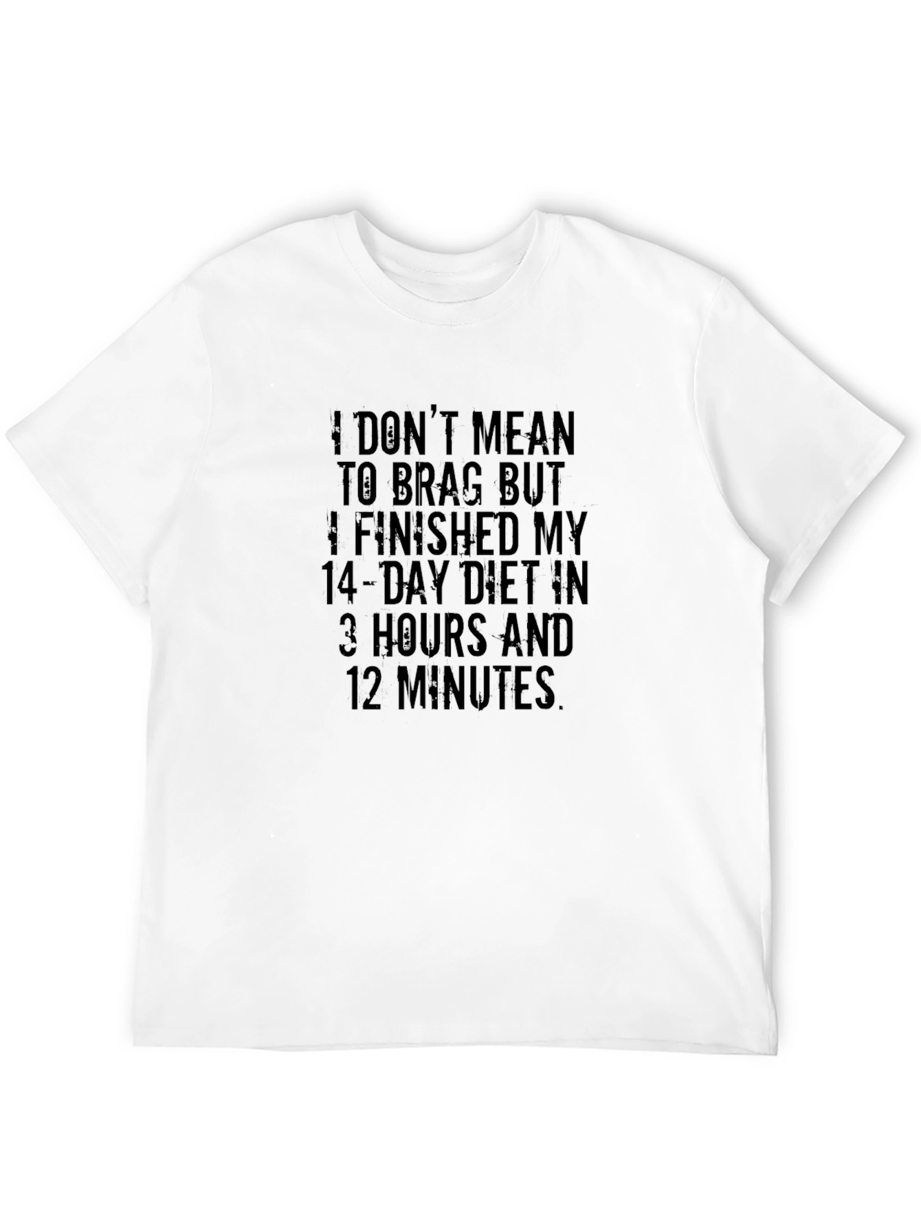 Funny Diet T-Shirt - I Finished My 14-Day Diet