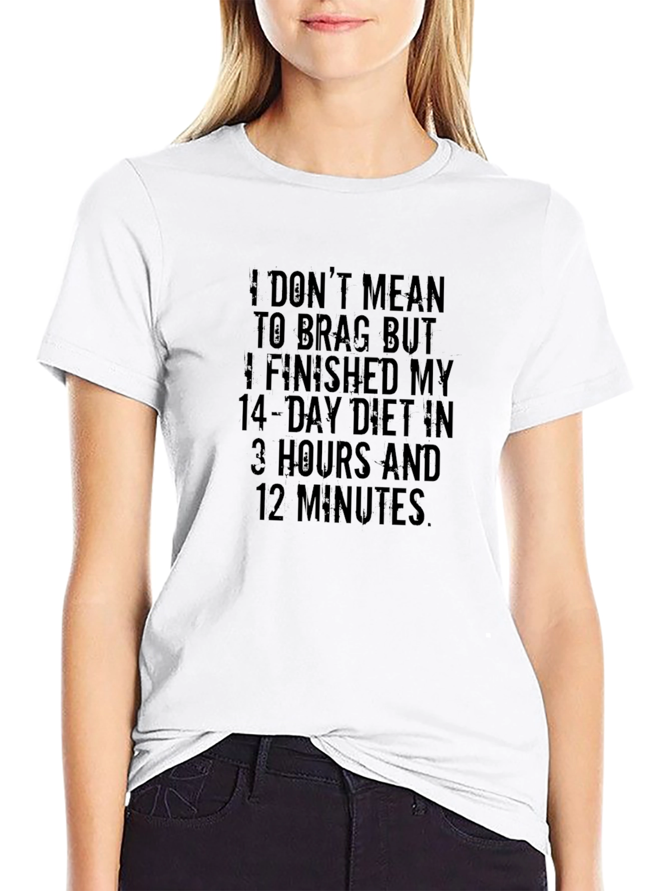 Funny Diet T-Shirt - I Finished My 14-Day Diet
