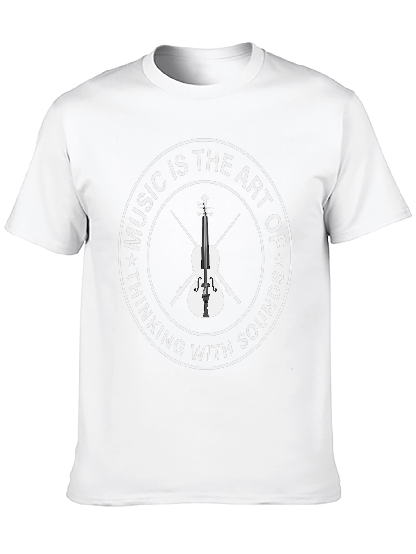 Music is the Art T-Shirt - Musical Instrument Design