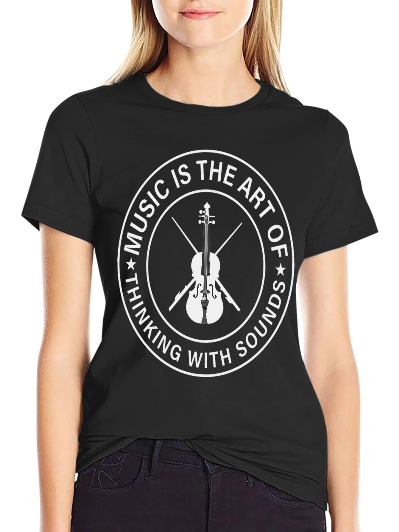 Music is the Art T-Shirt - Musical Instrument Design