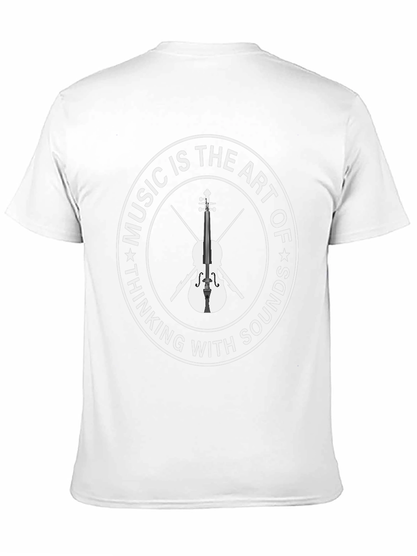 Music is the Art T-Shirt - Musical Instrument Design