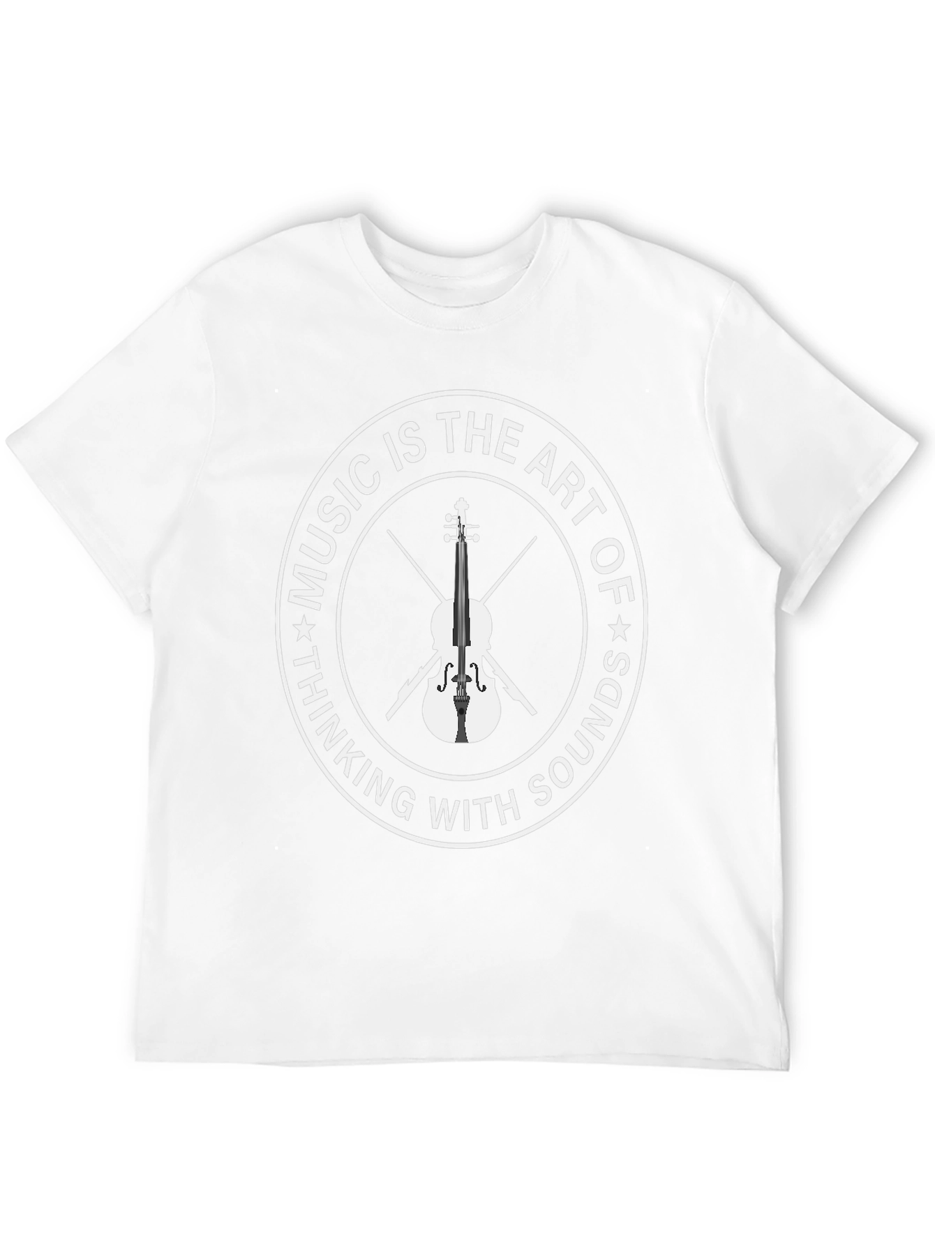 Music is the Art T-Shirt - Musical Instrument Design