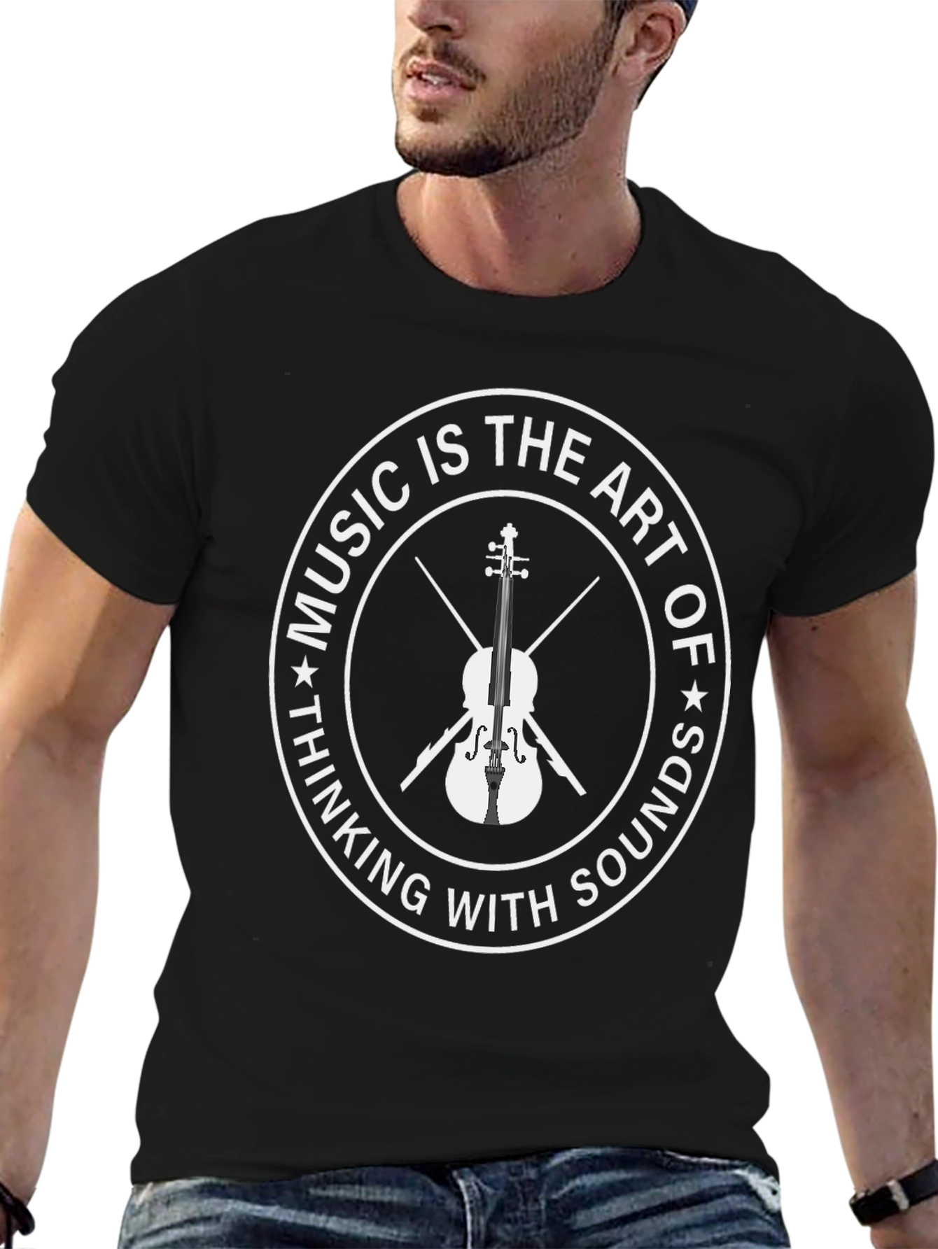 Music is the Art T-Shirt - Musical Instrument Design