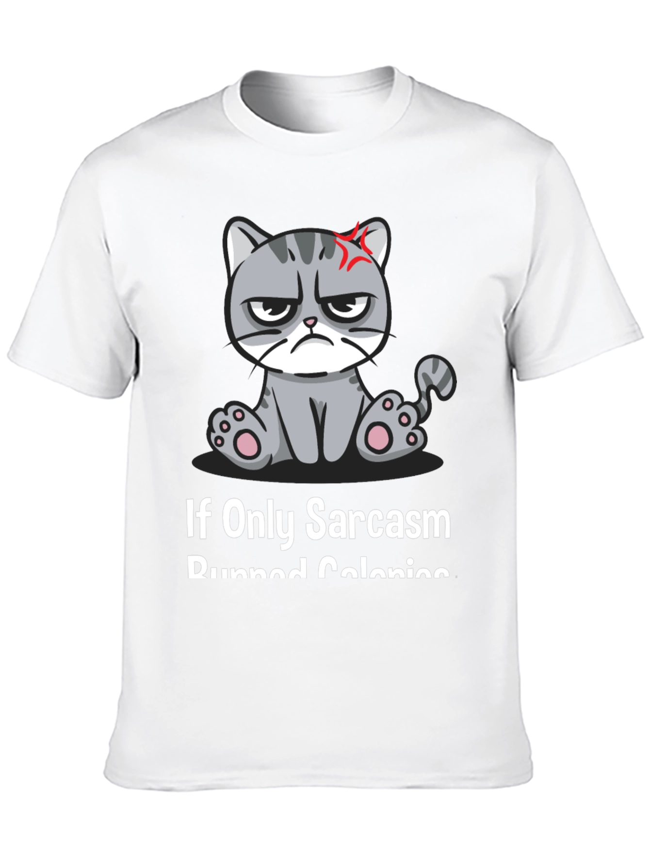 Sarcastic Cat T-Shirt - Grumpy Kitty Humor Tee