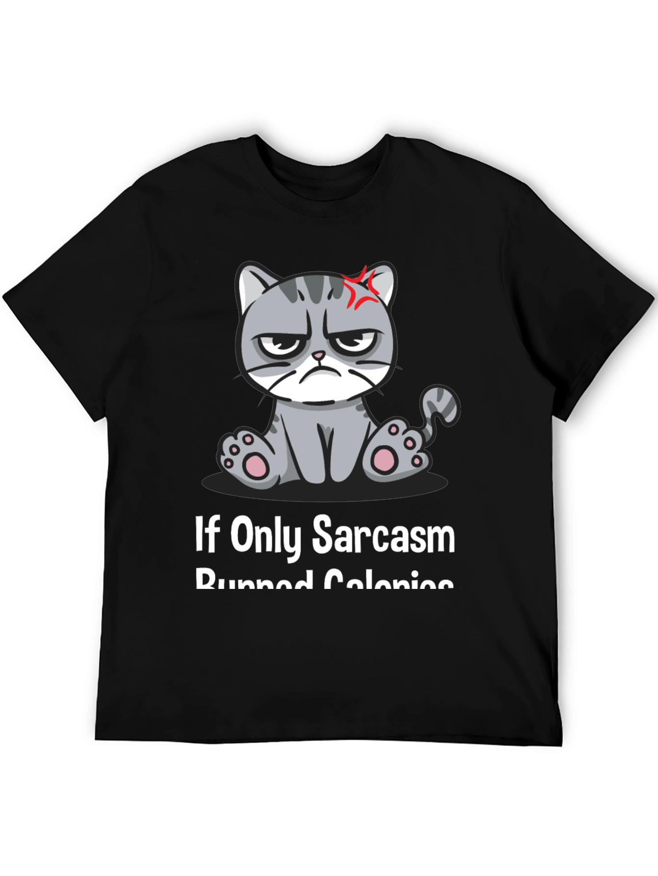 Sarcastic Cat T-Shirt - Grumpy Kitty Humor Tee