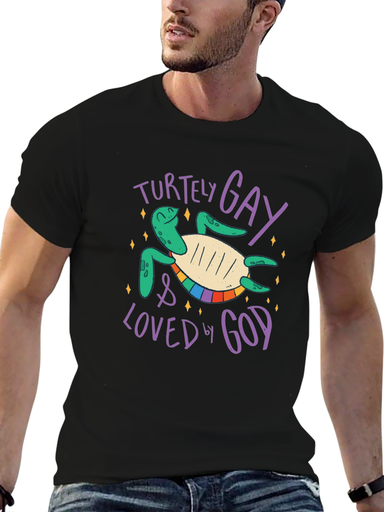 Turtely Gay & Loved by God T-Shirt