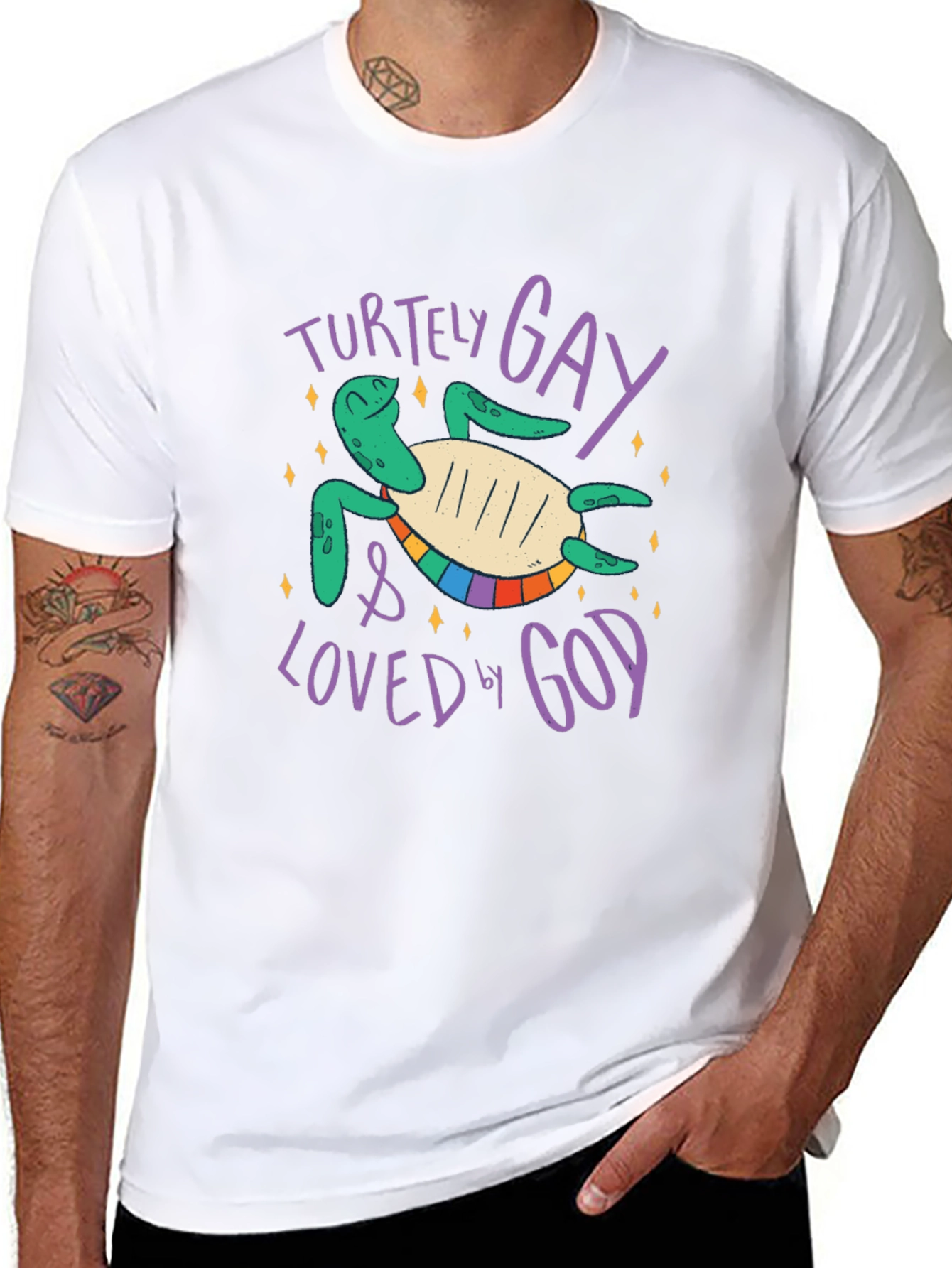 Turtely Gay & Loved by God T-Shirt