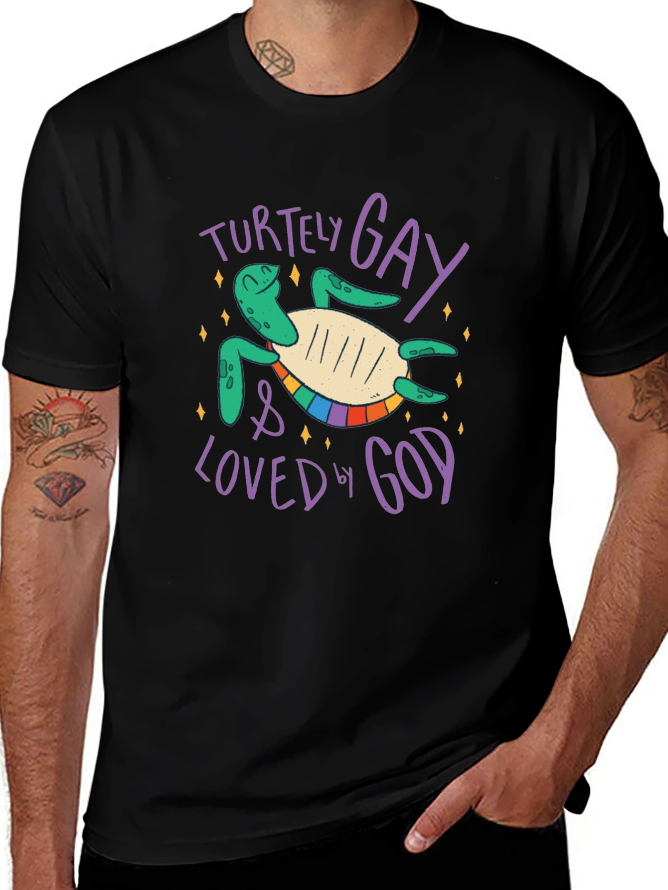 Turtely Gay & Loved by God T-Shirt