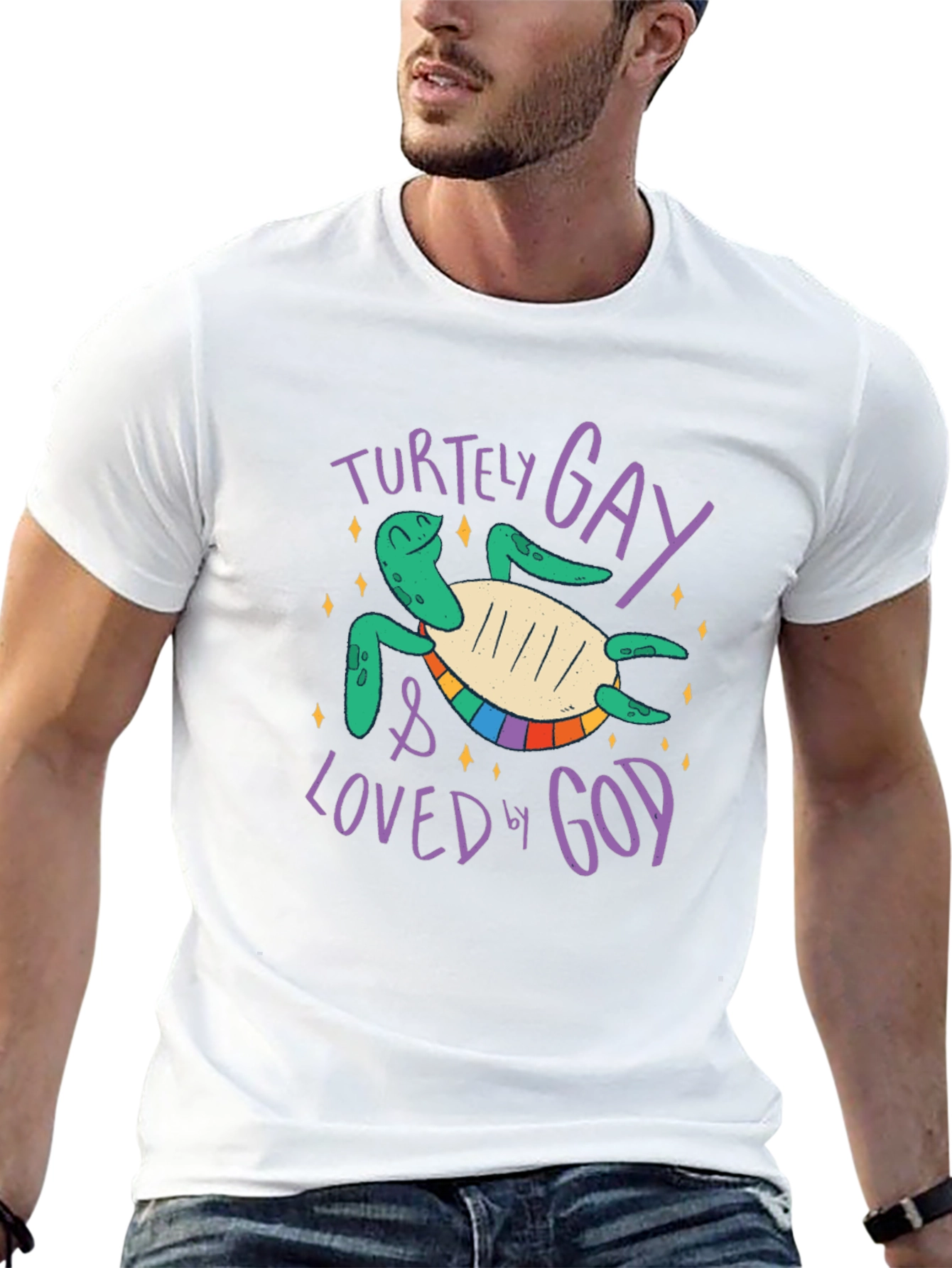 Turtely Gay & Loved by God T-Shirt