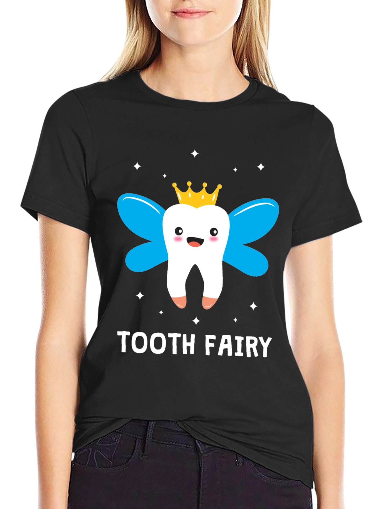 Tooth Fairy T-Shirt - Cute Cartoon Dental Tee