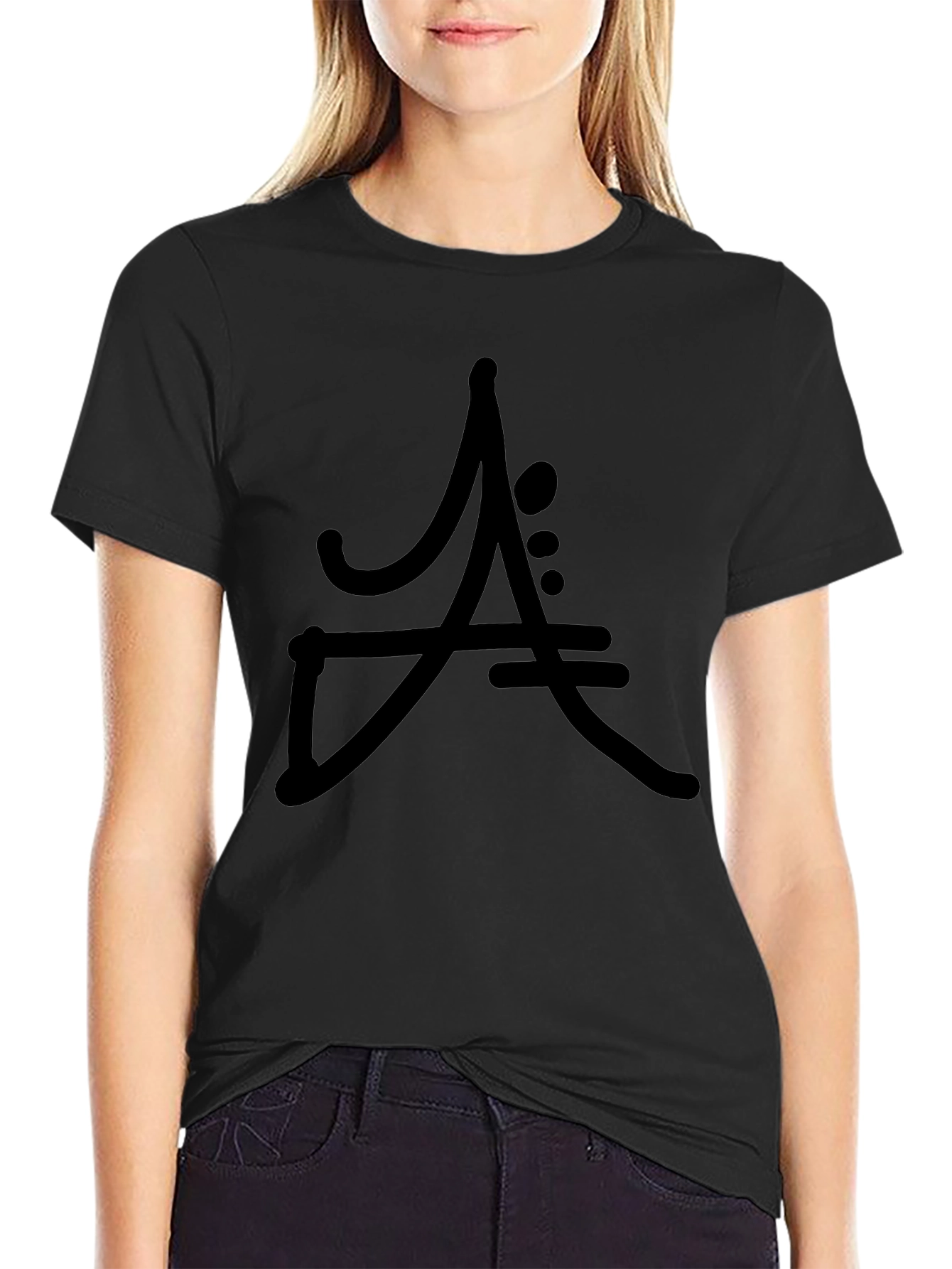 Modern Symbol Black T-Shirt