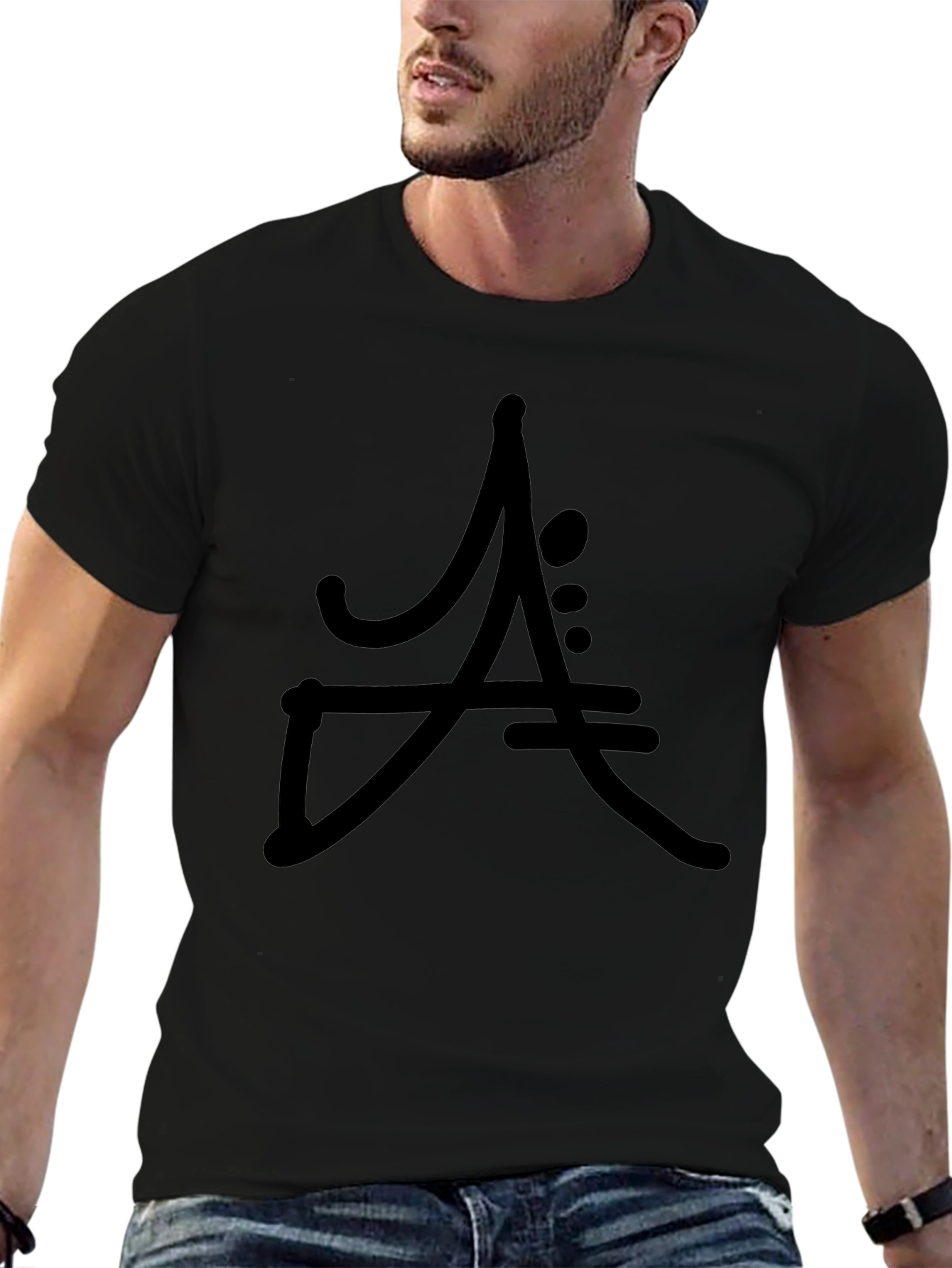 Modern Symbol Black T-Shirt