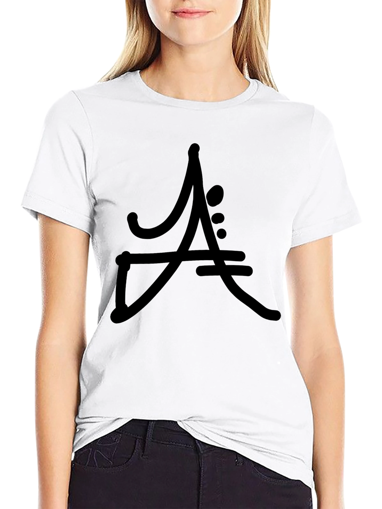 Modern Symbol Black T-Shirt