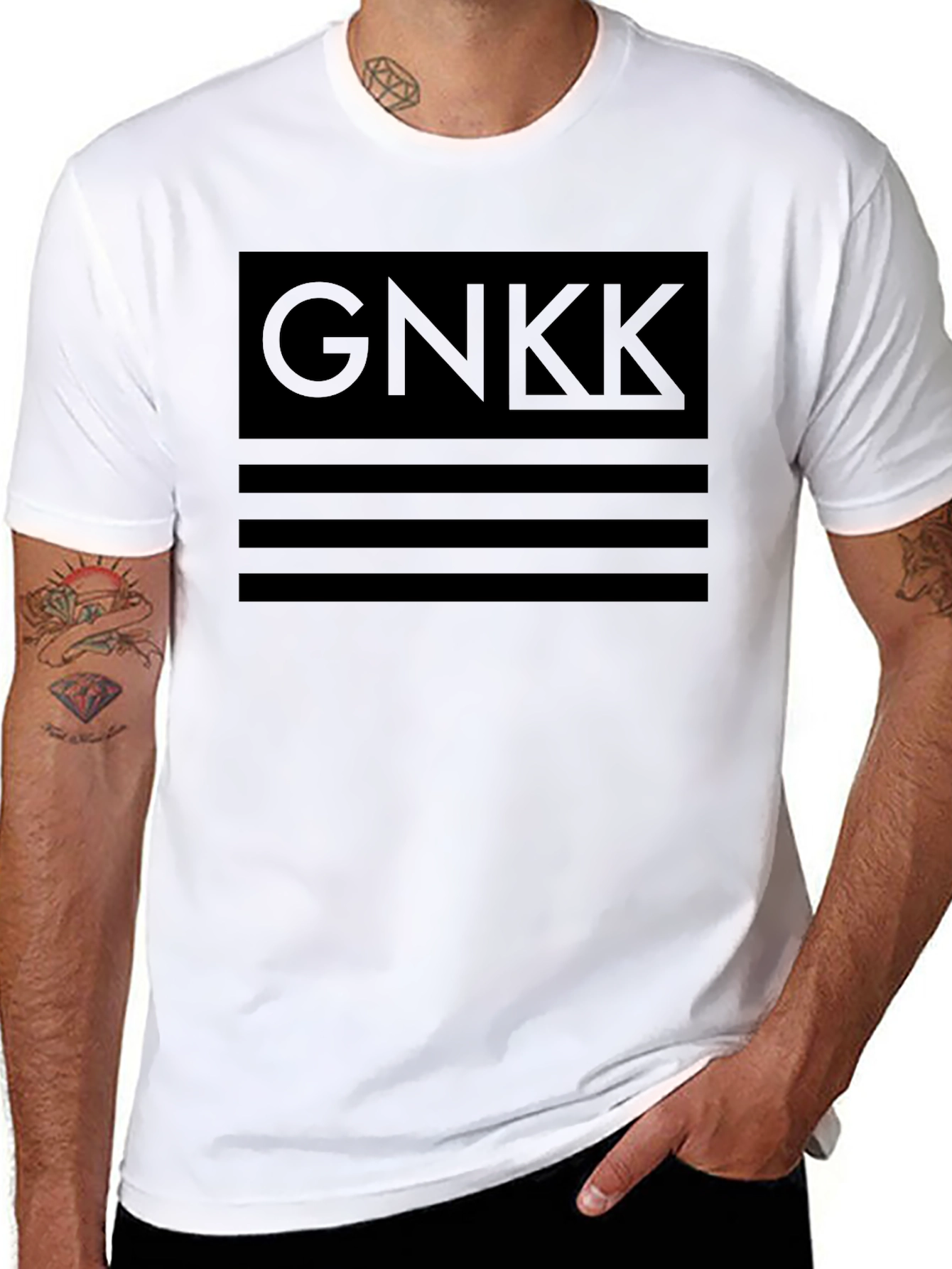 GNKK Graphic T-Shirt - Mens Black Tee