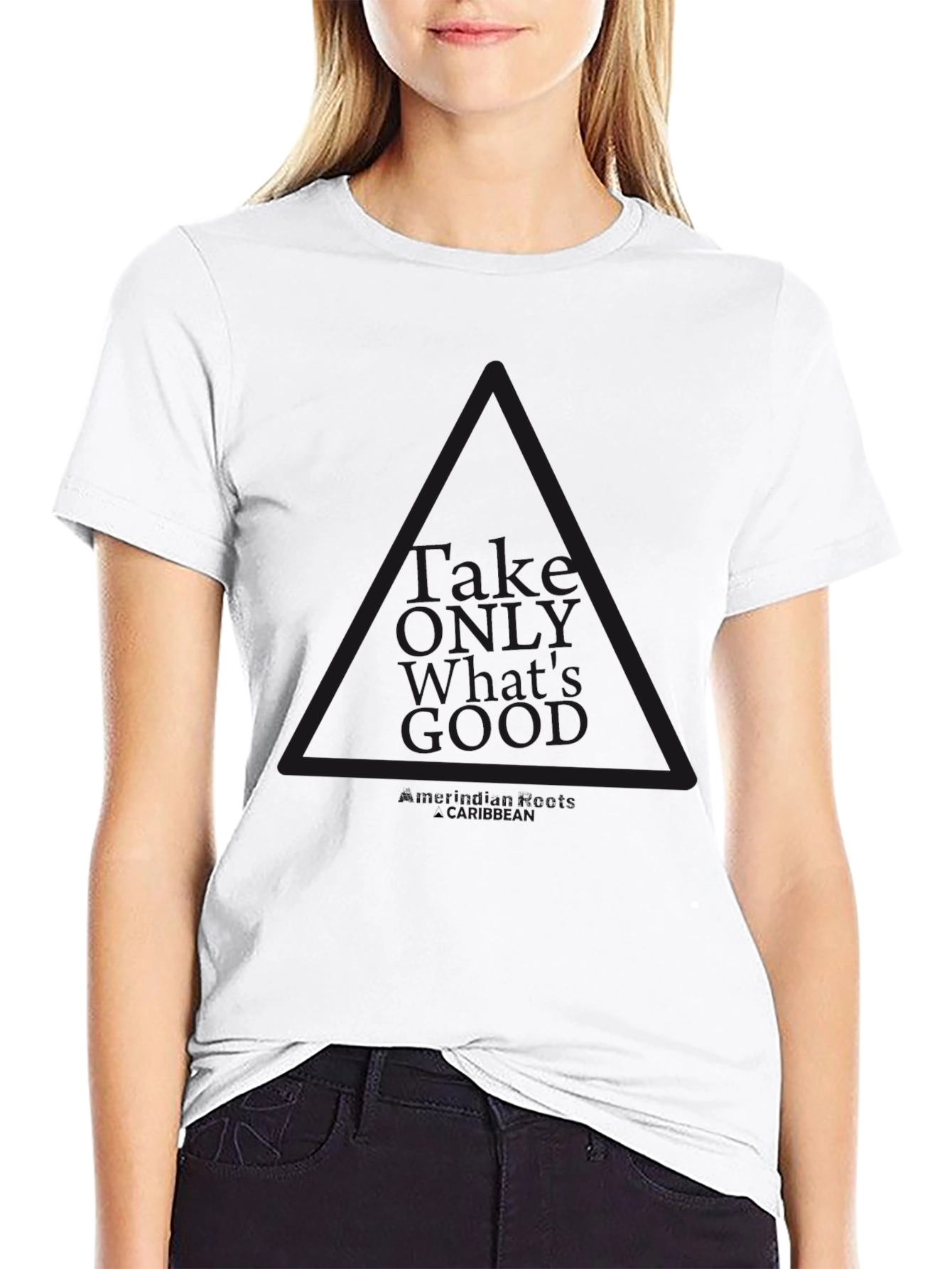 Mens Black Graphic Print Crew Neck T-Shirt