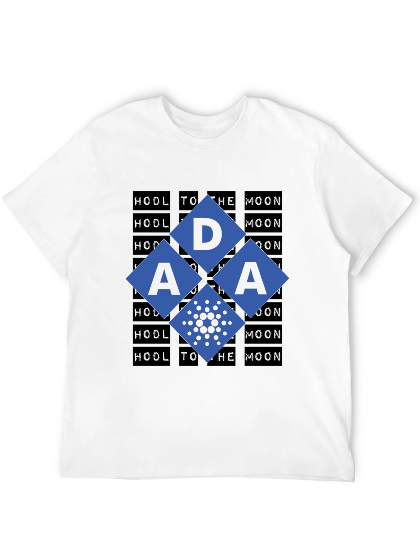 Cardano ADA HODL to the Moon Crypto T-Shirt