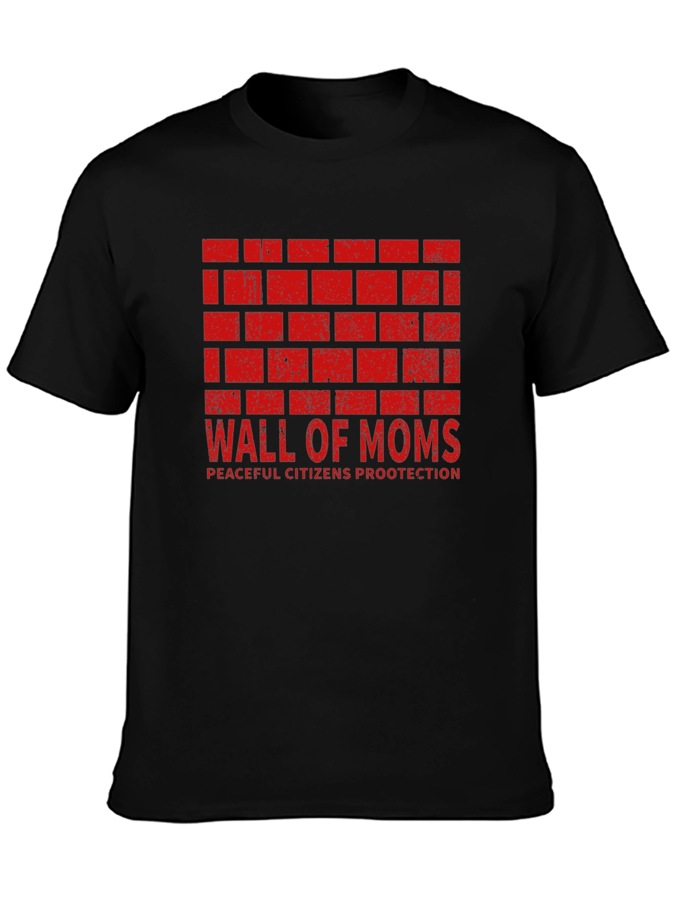 Wall of Moms Peaceful Protection Graphic Tee