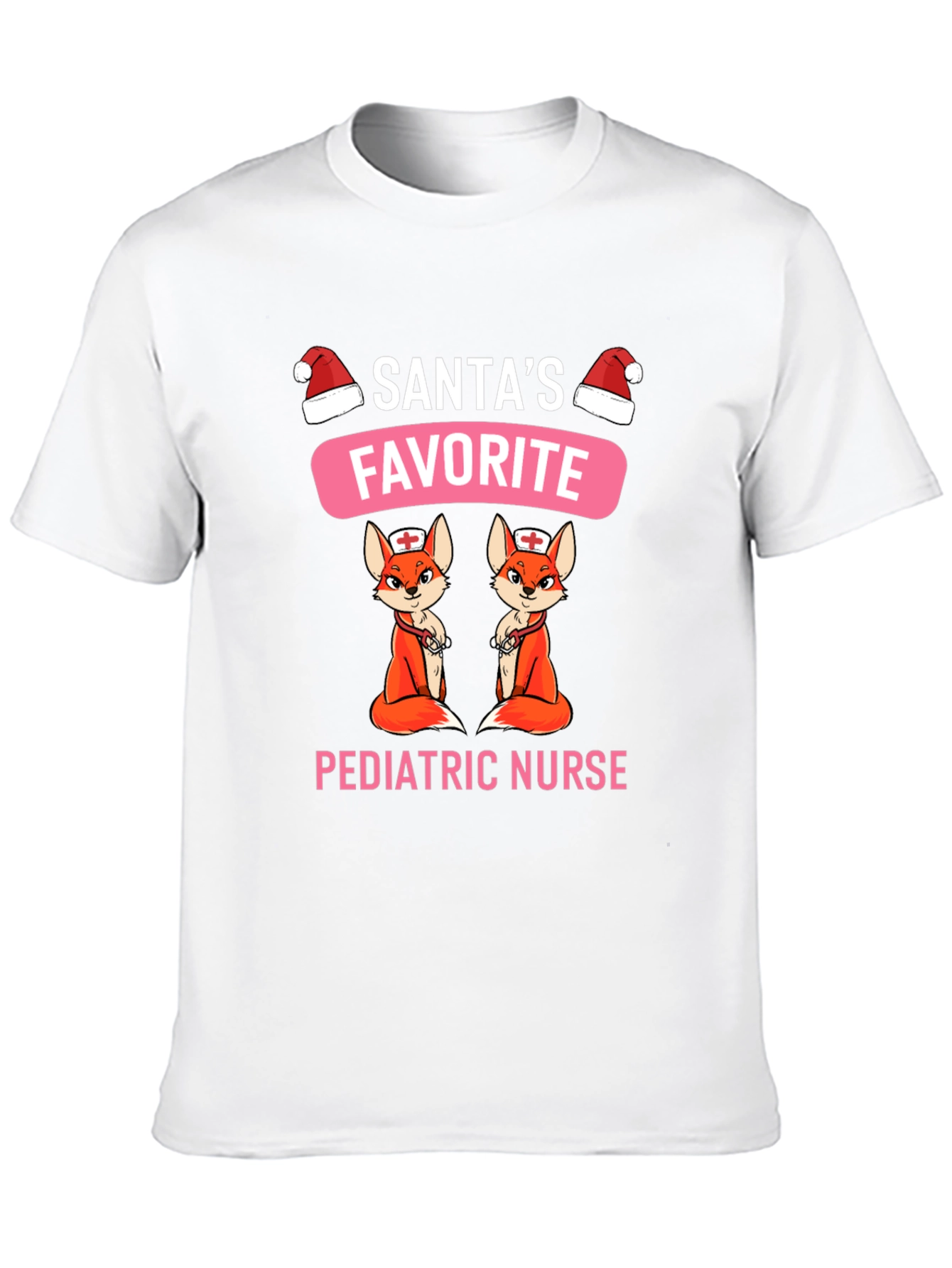 Santas Favorite Pediatric Nurse T-Shirt