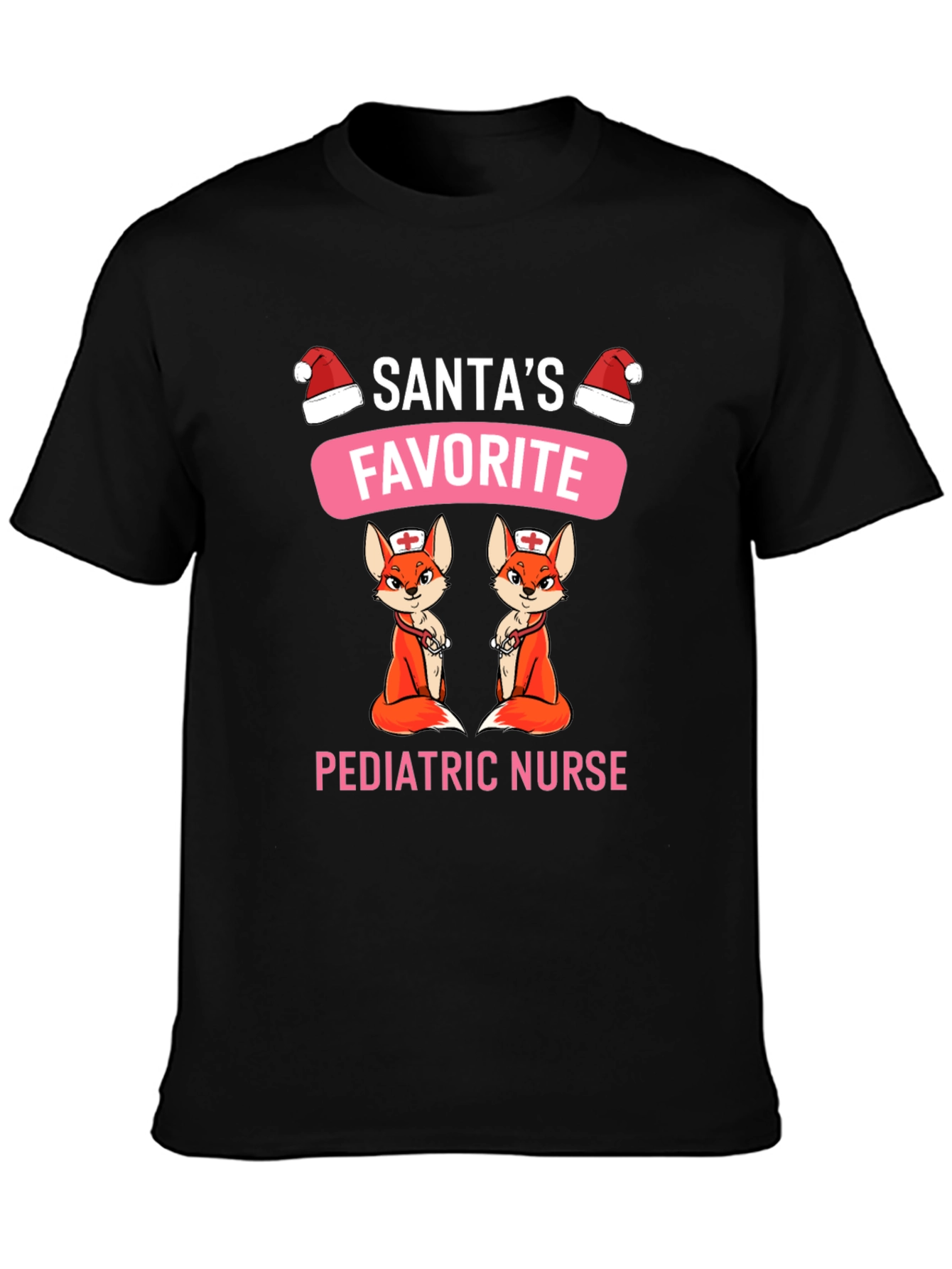 Santas Favorite Pediatric Nurse T-Shirt