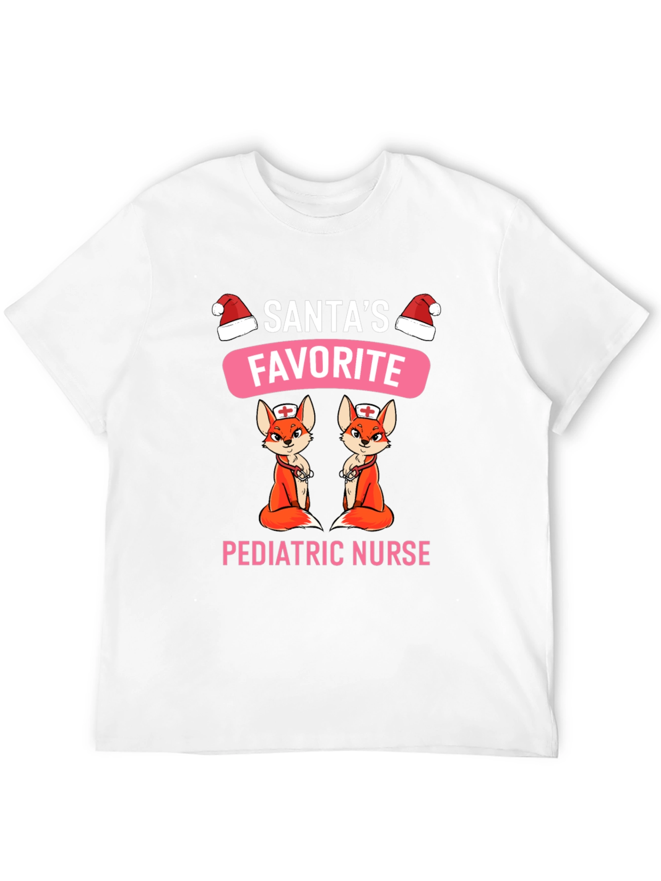 Santas Favorite Pediatric Nurse T-Shirt