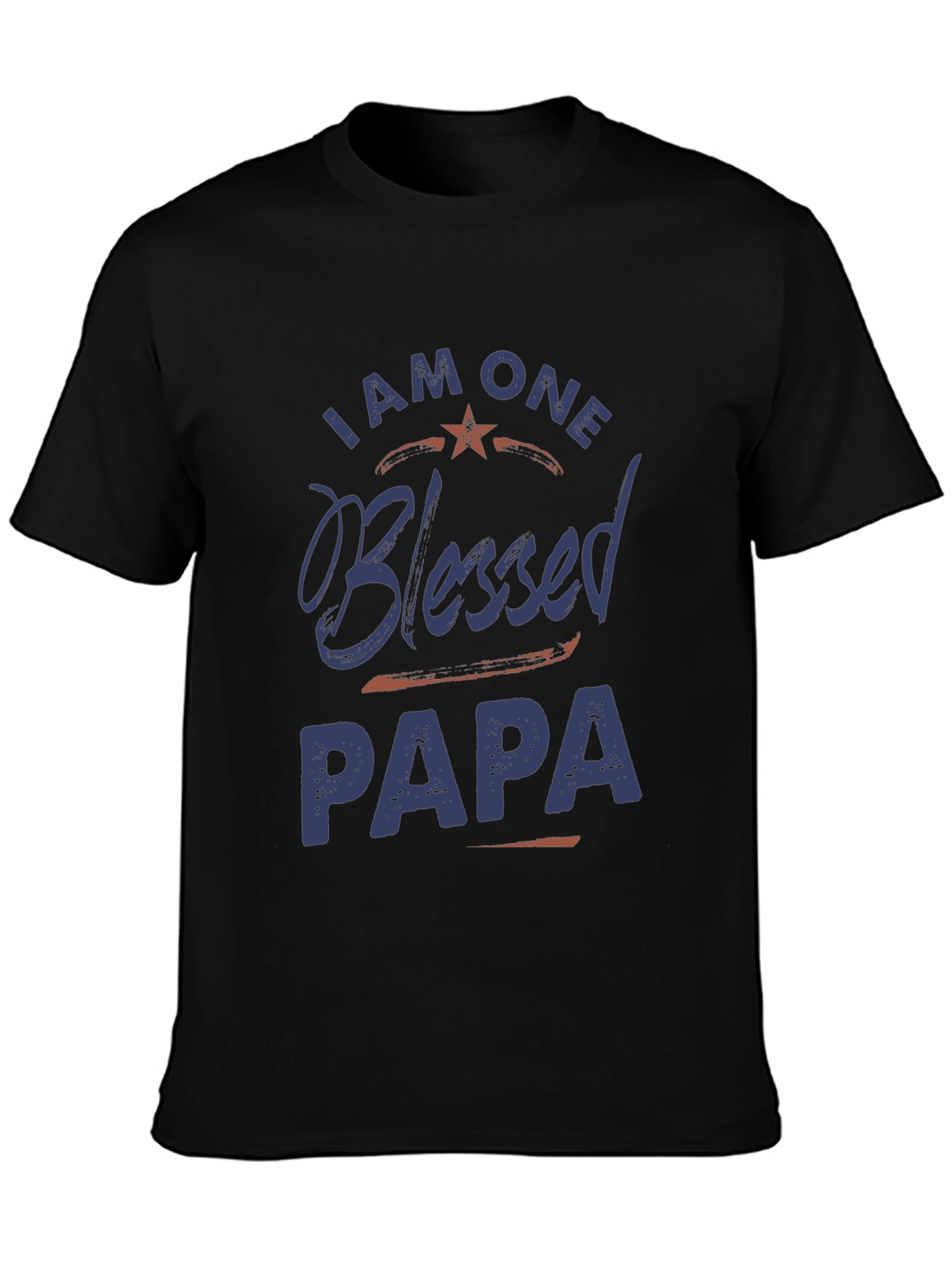 I Am One Blessed Papa Graphic T-Shirt