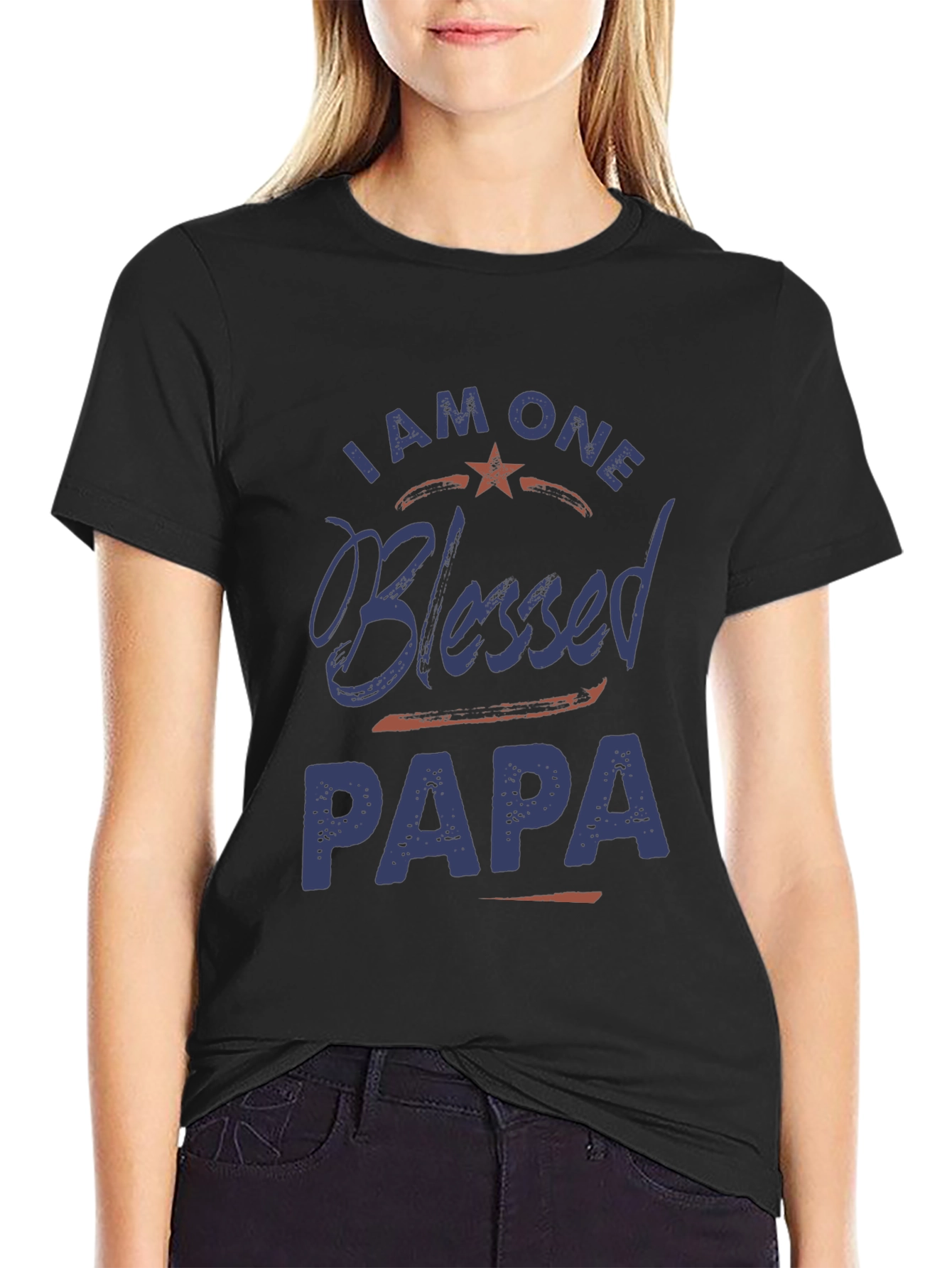 I Am One Blessed Papa Graphic T-Shirt