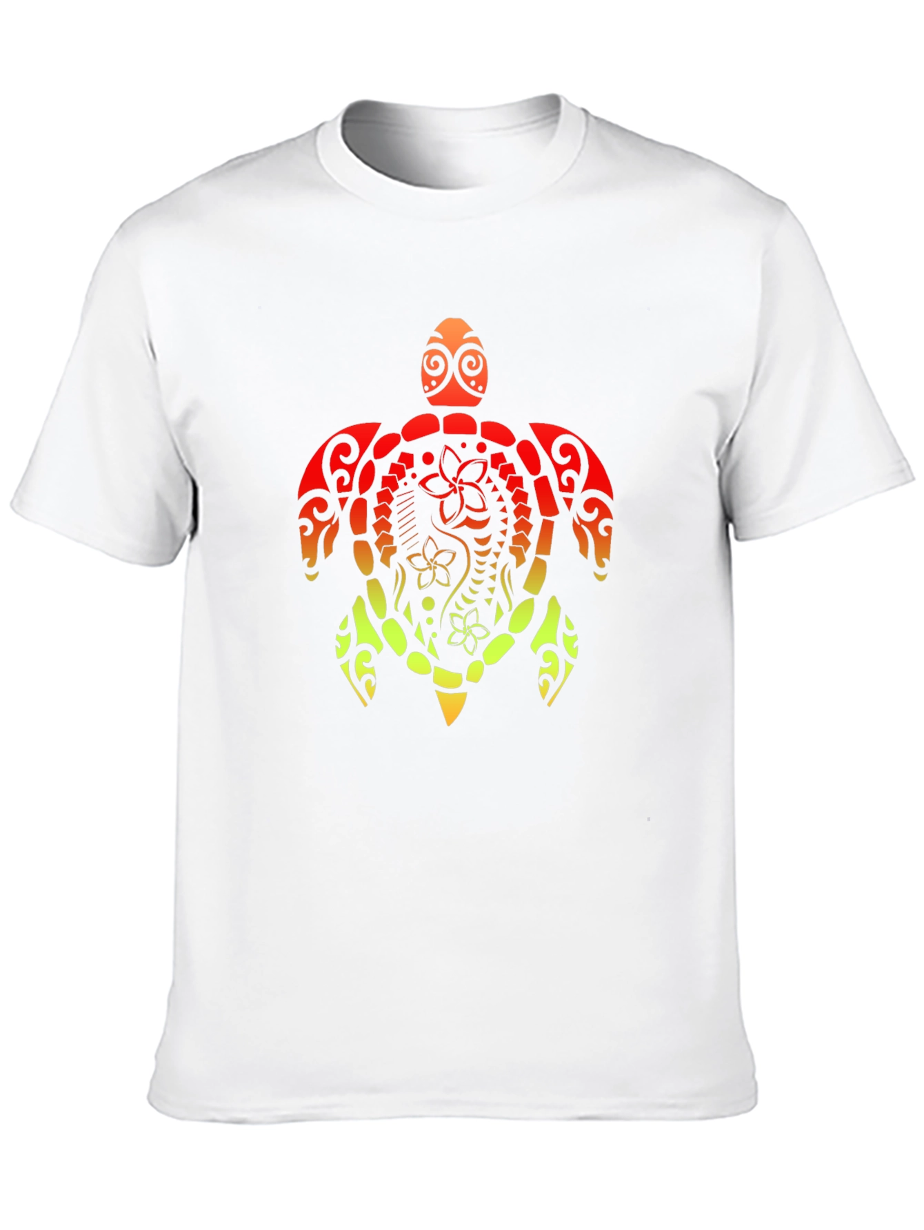 Tribal Turtle Graphic Tee - Black T-Shirt