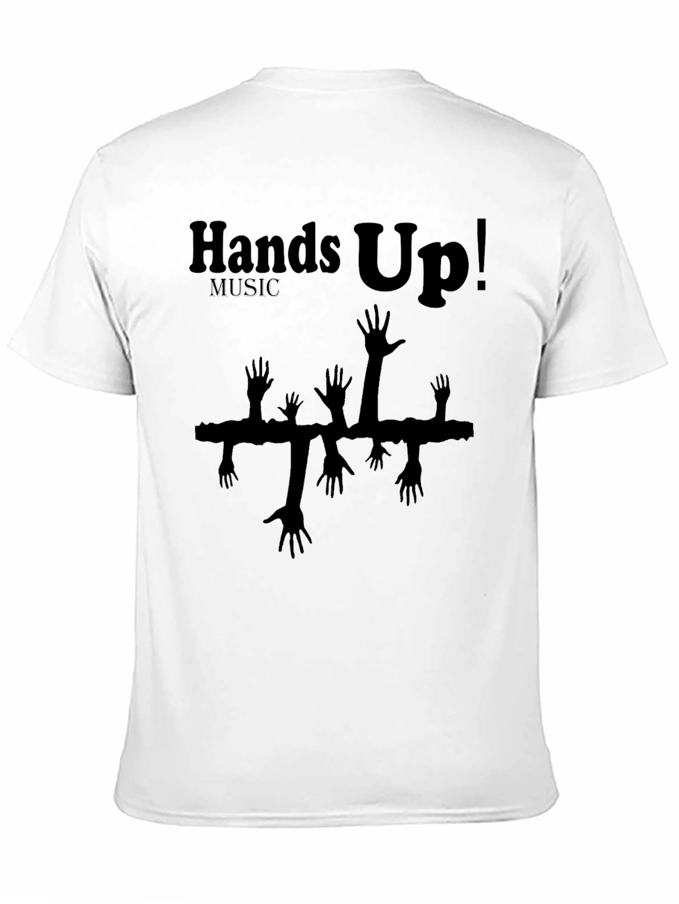 Hands Up! Music Graphic T-Shirt