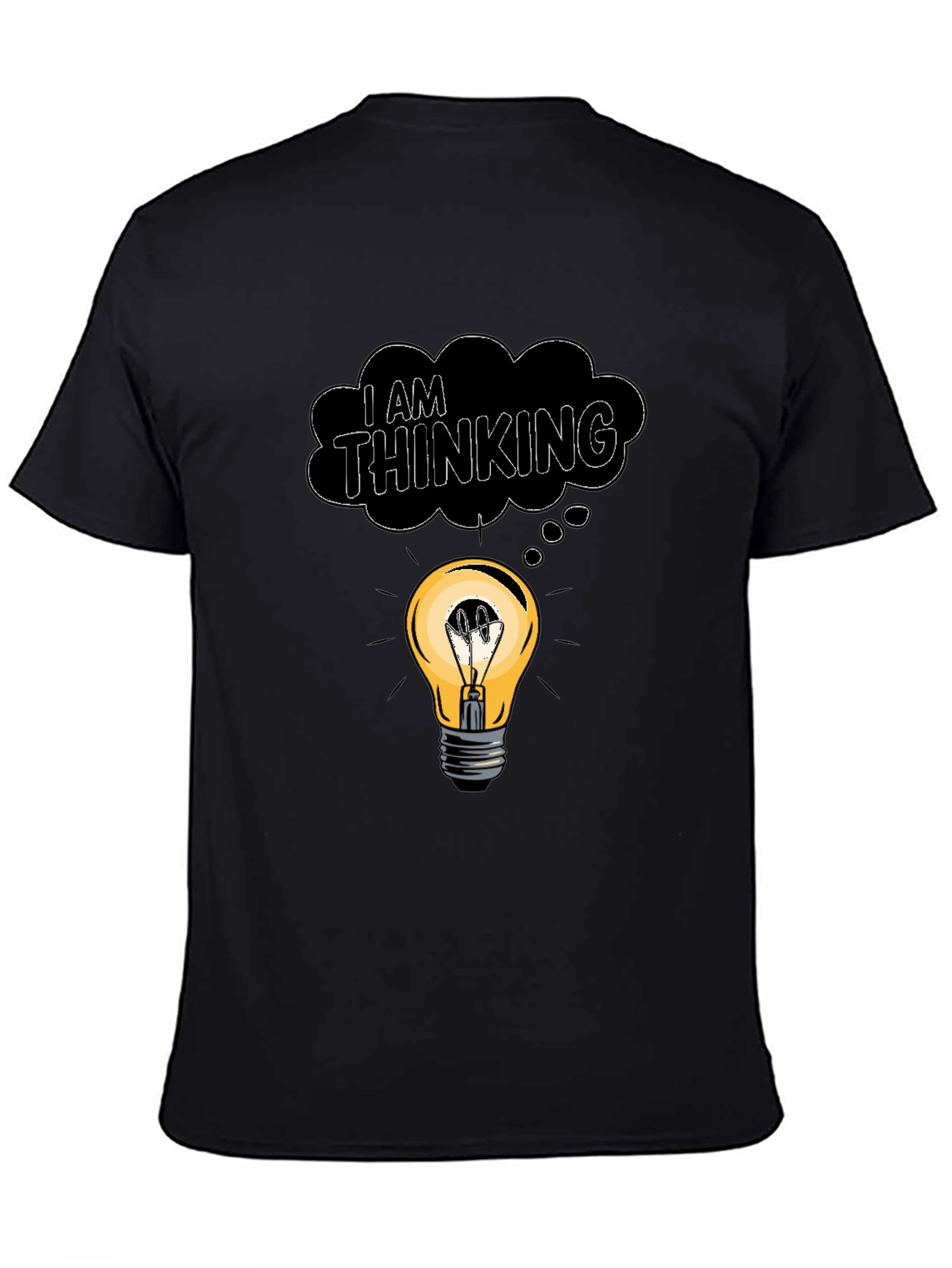 I Am Thinking T-Shirt - Lightbulb Idea Tee