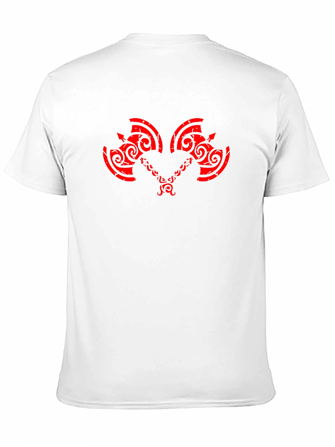 Axe Graphic Print Crew Neck T-Shirt