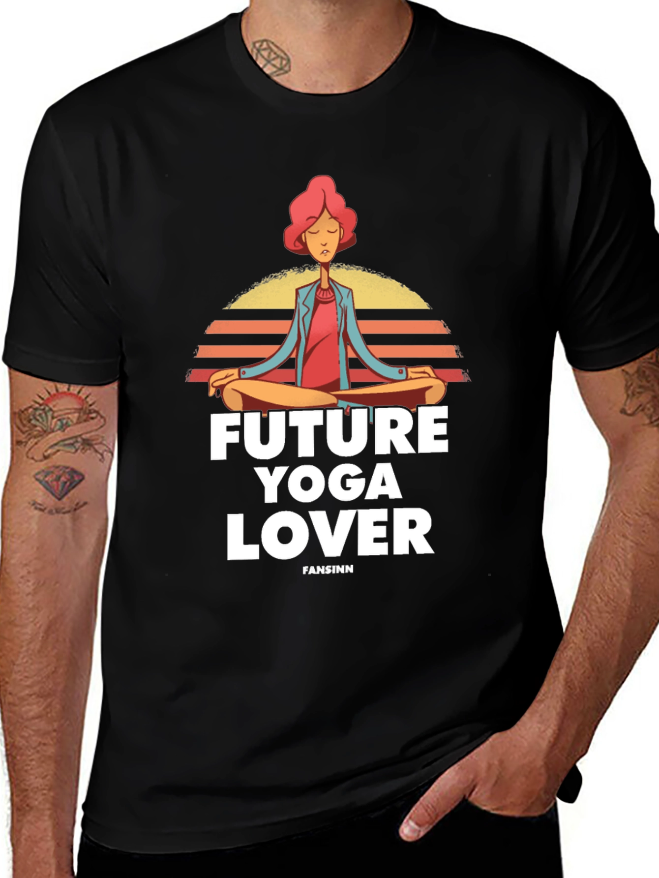 Future Yoga Lover Graphic T-Shirt