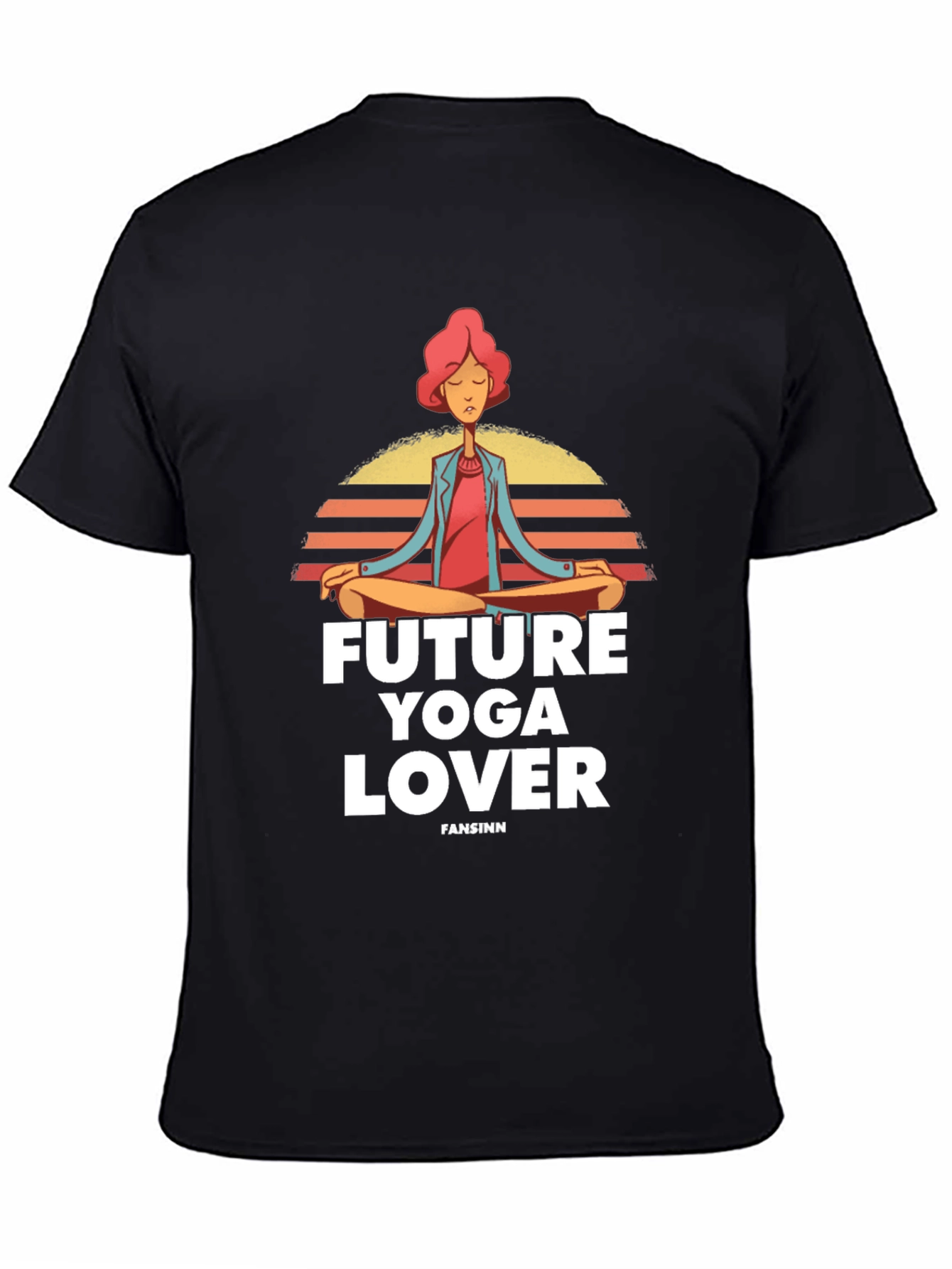 Future Yoga Lover Graphic T-Shirt