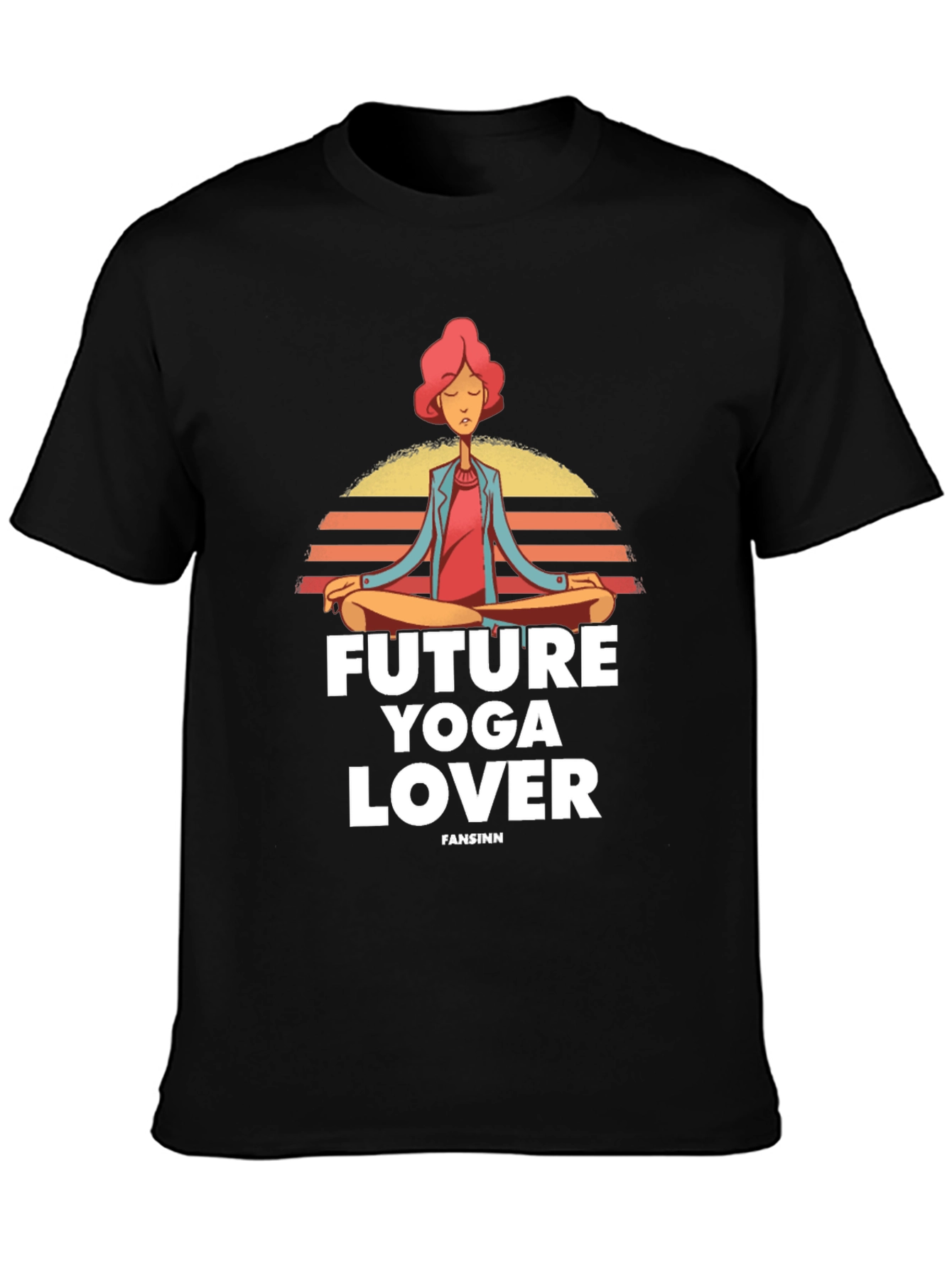 Future Yoga Lover Graphic T-Shirt