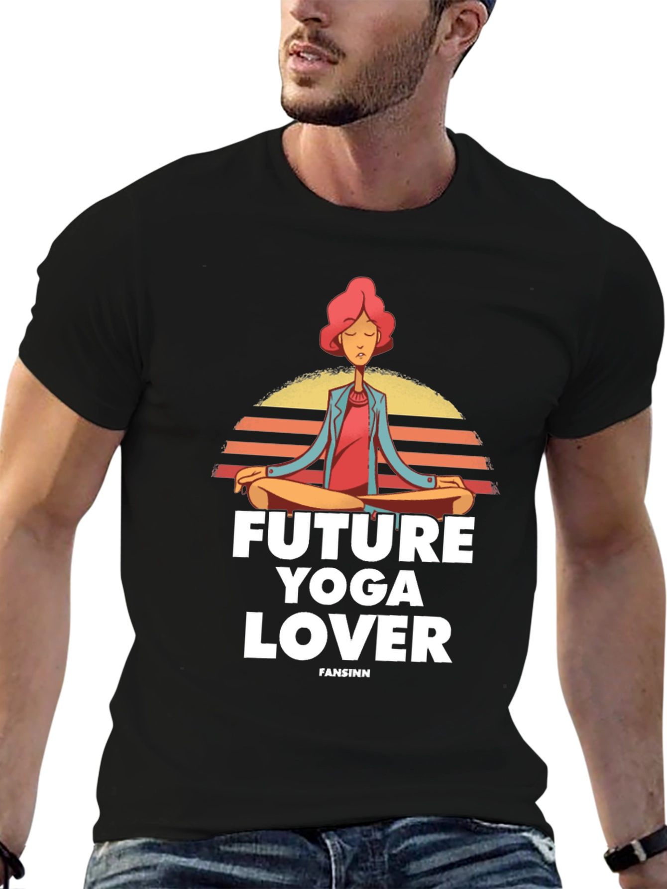 Future Yoga Lover Graphic T-Shirt