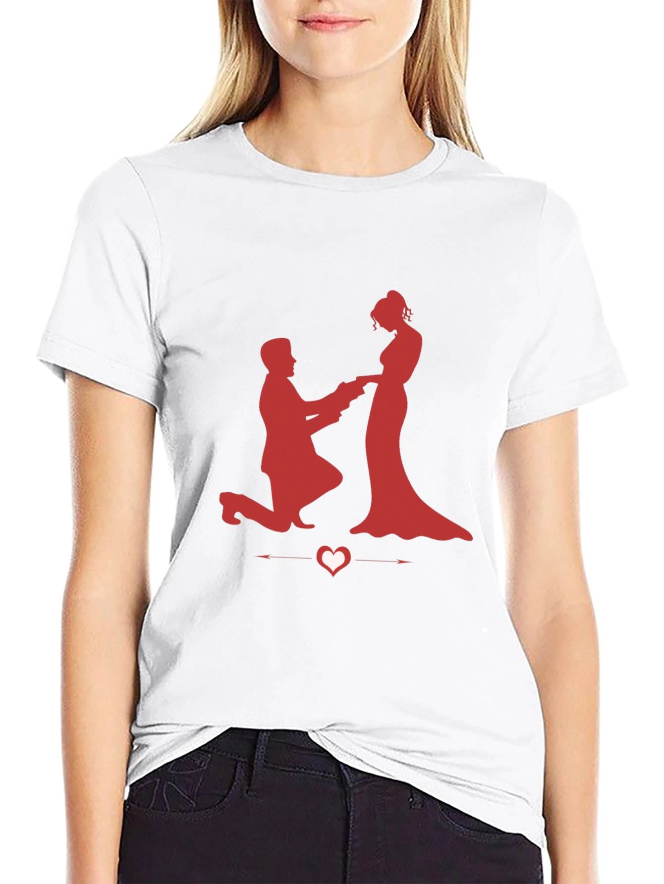Romantic Proposal Graphic Tee