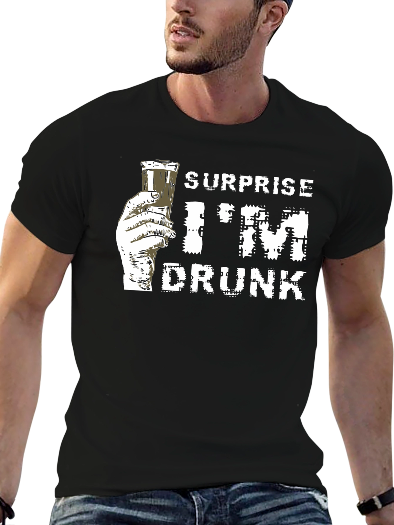 Surprise Im Drunk Graphic Tee