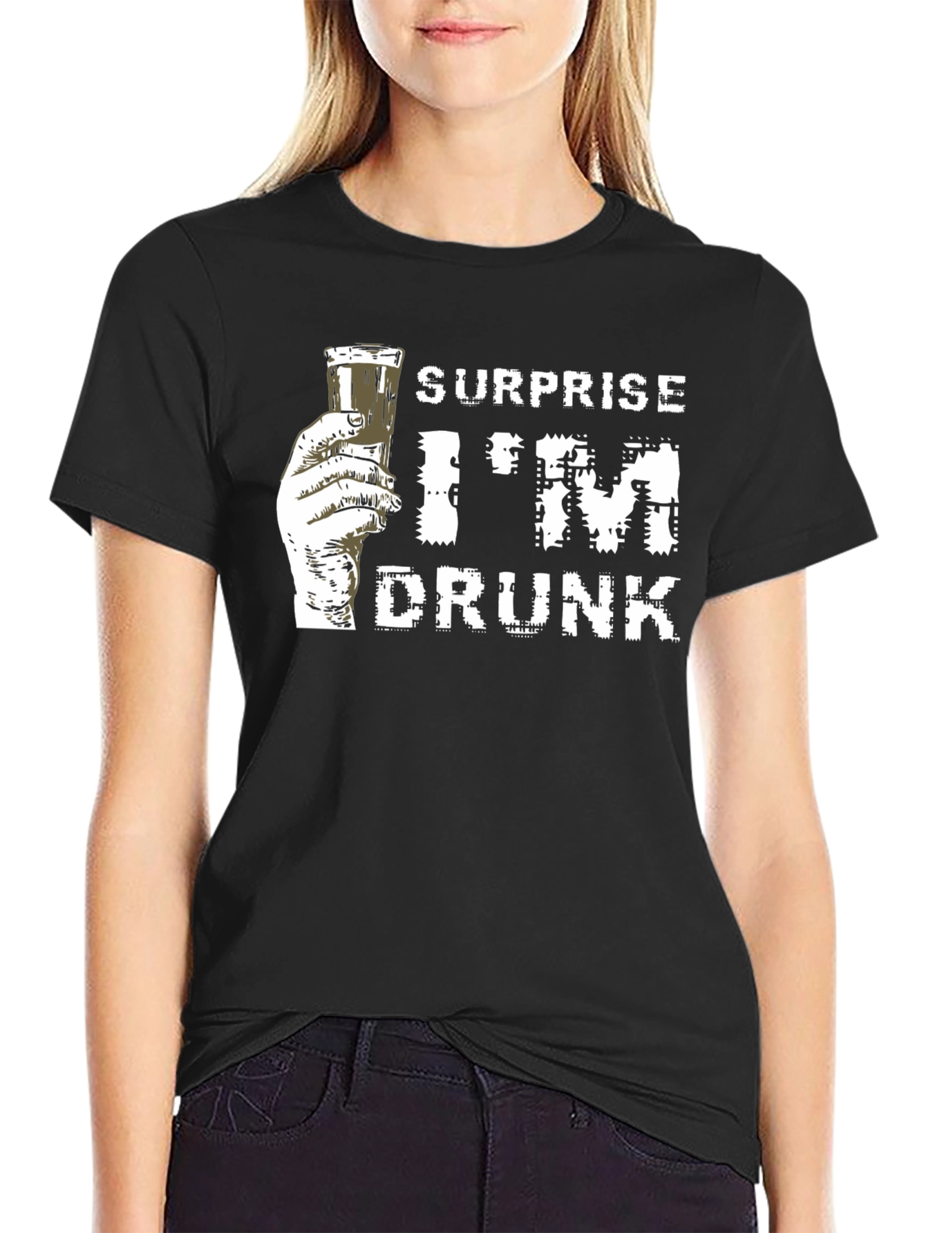 Surprise Im Drunk Graphic Tee