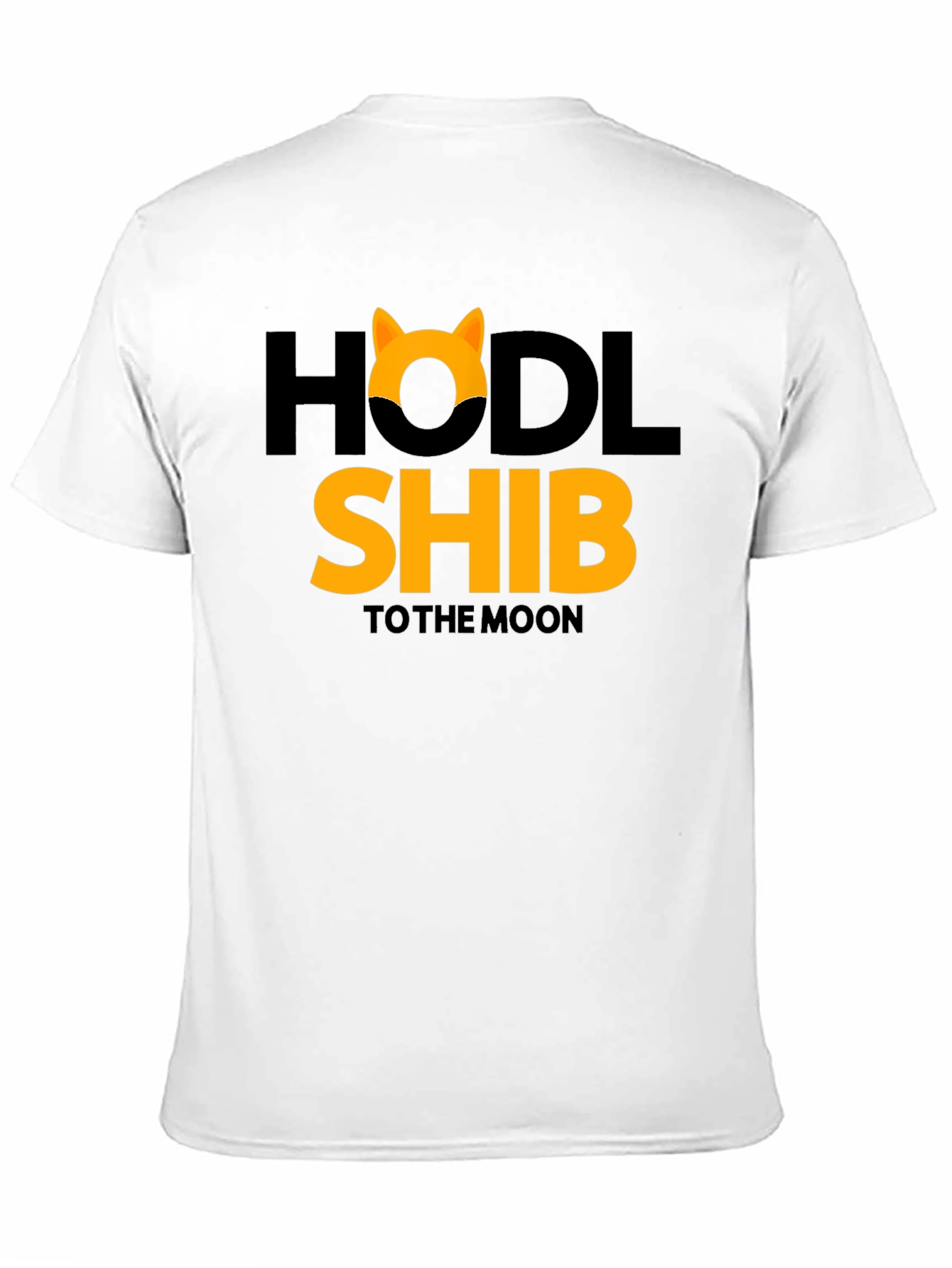 HODL Shib to the Moon Black T-Shirt