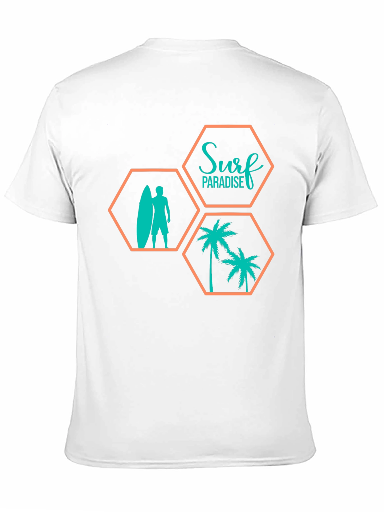 Surf Paradise Graphic Tee - Mens Black T-Shirt