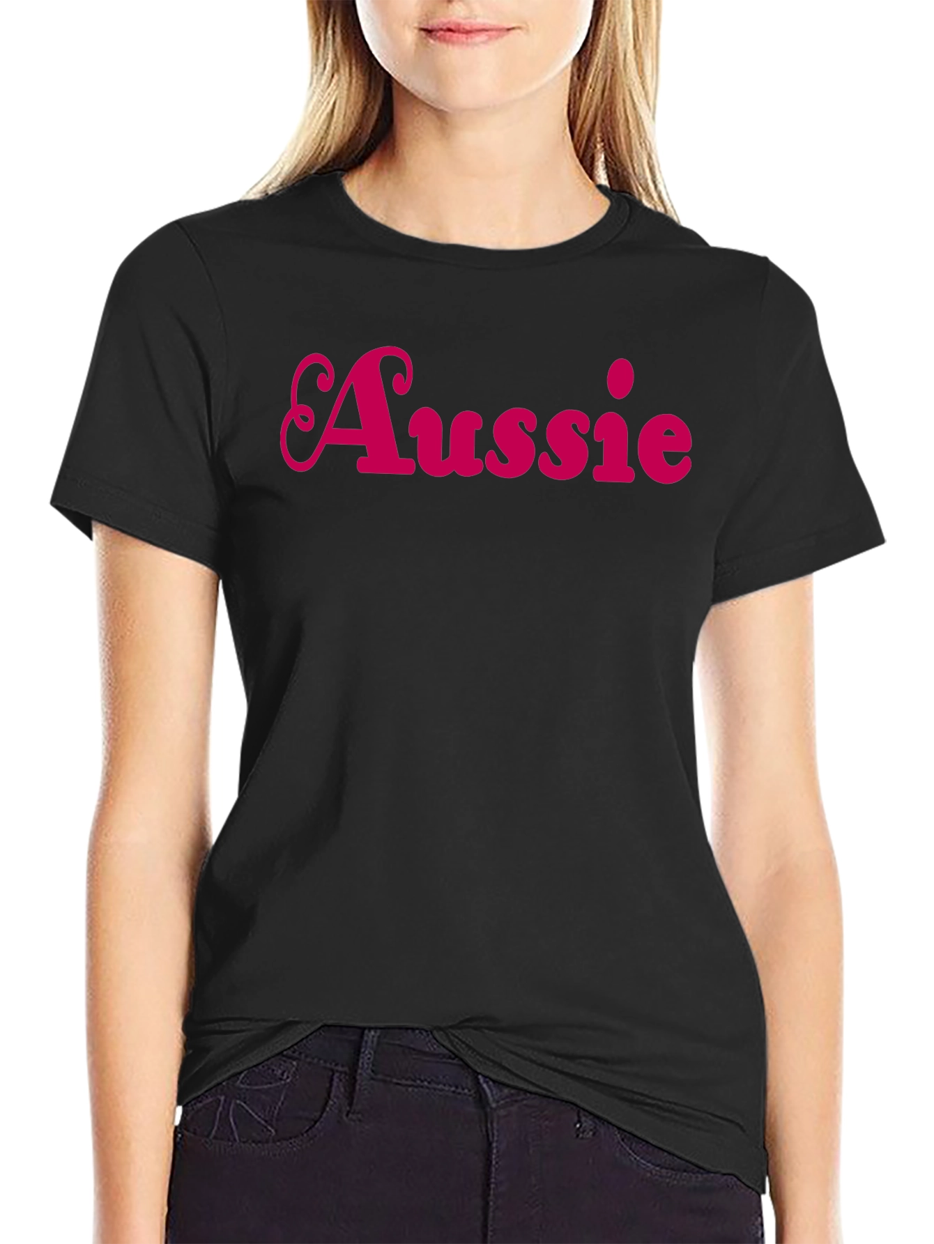 Aussie Graphic Tee - Classic Black T-Shirt
