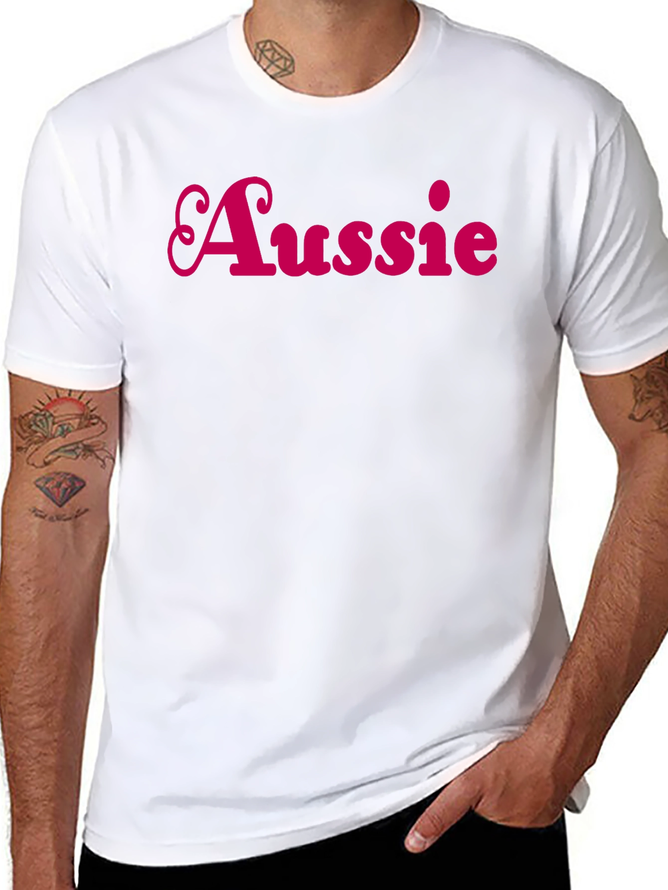 Aussie Graphic Tee - Classic Black T-Shirt