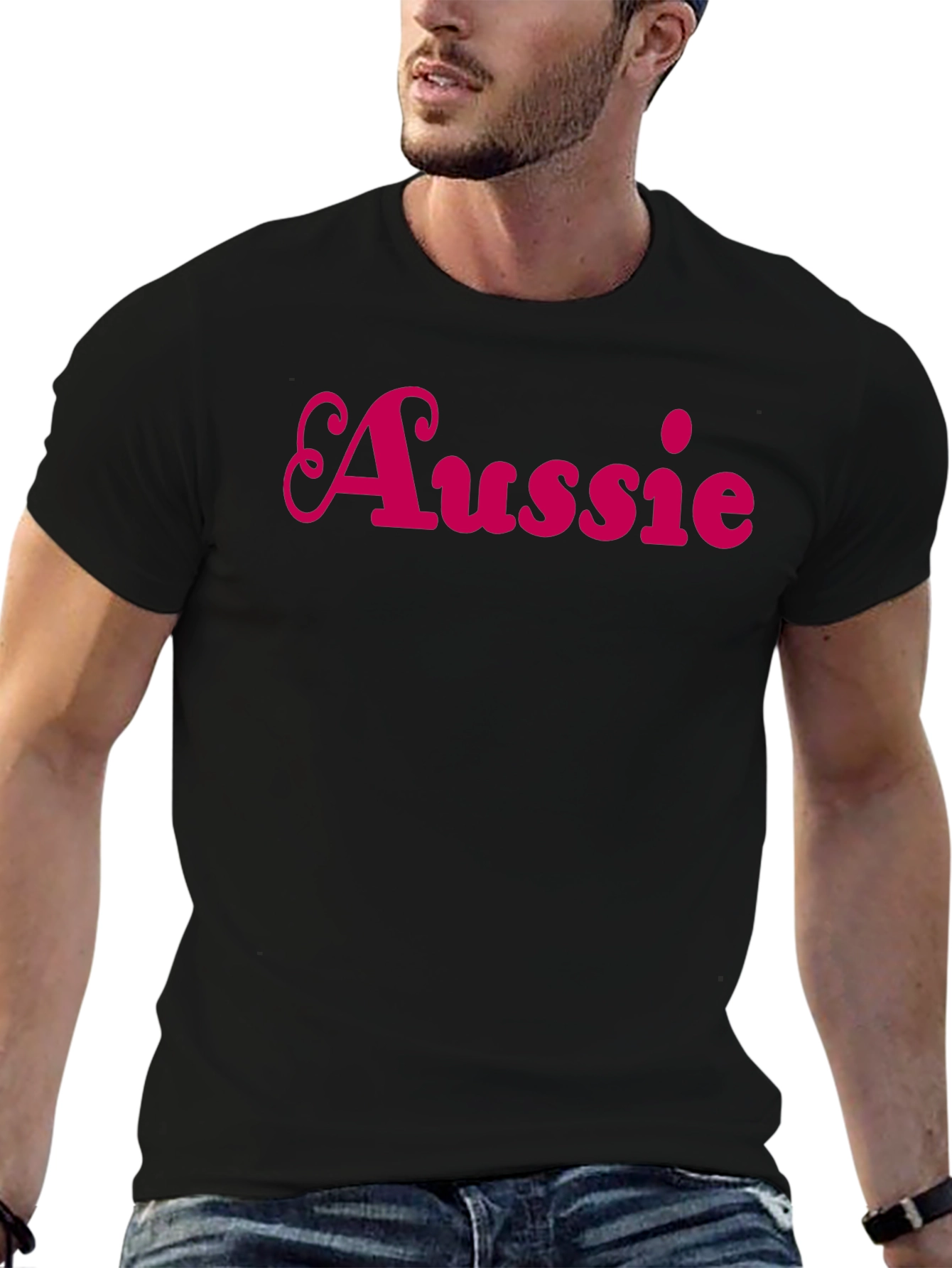 Aussie Graphic Tee - Classic Black T-Shirt