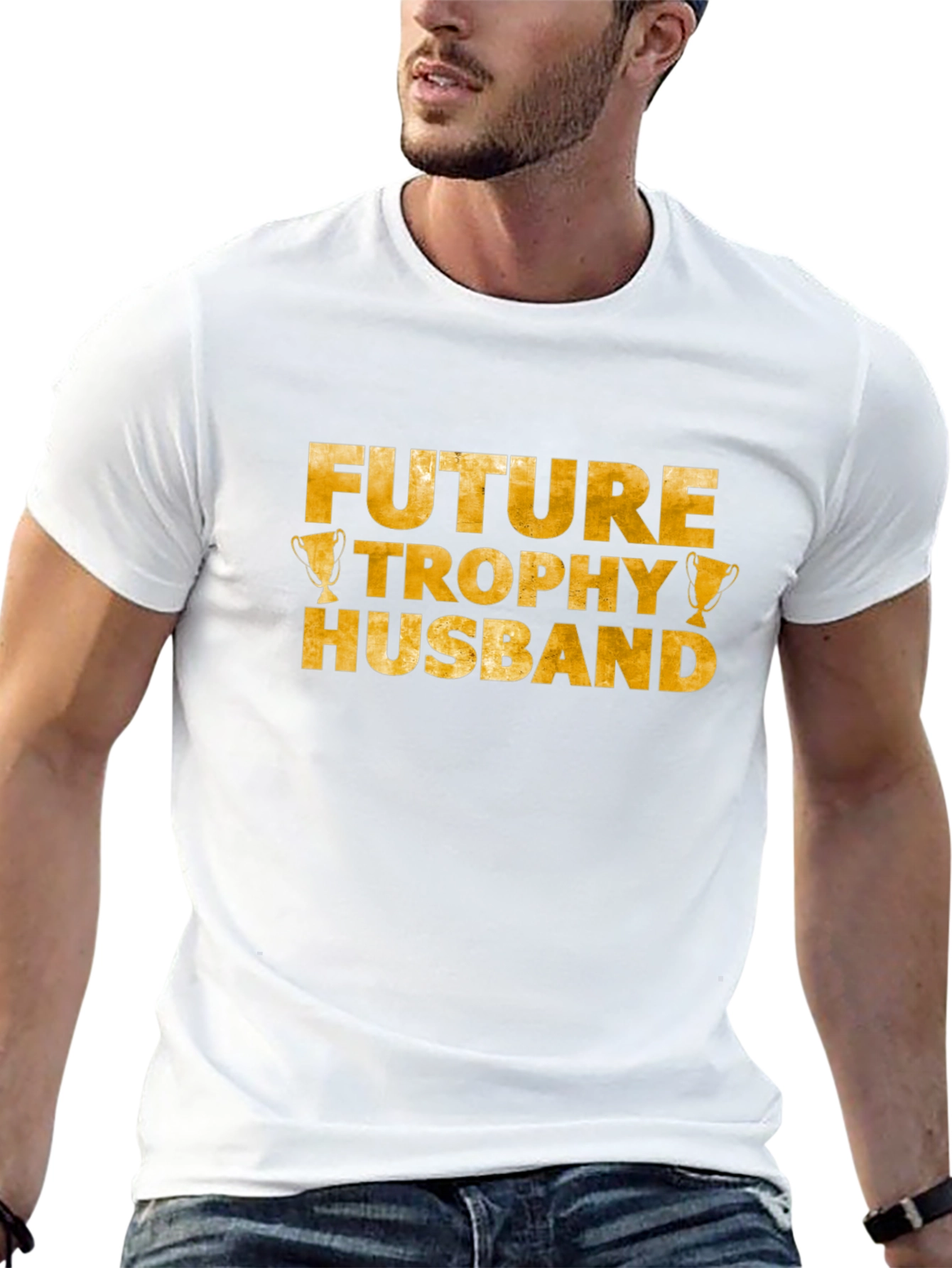Future Trophy Husband Graphic Tee - Black