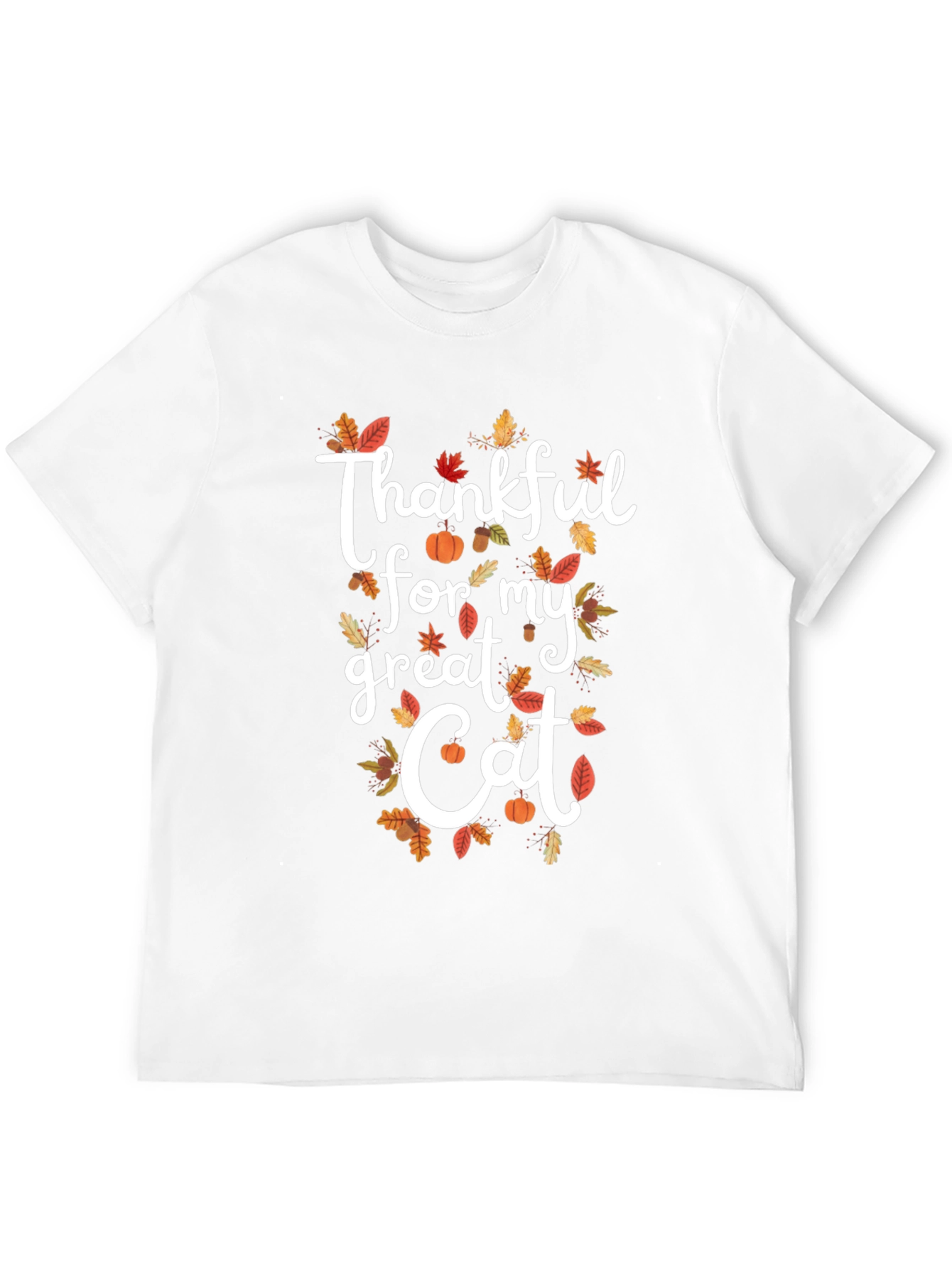 Thankful for My Great Cat Fall T-Shirt