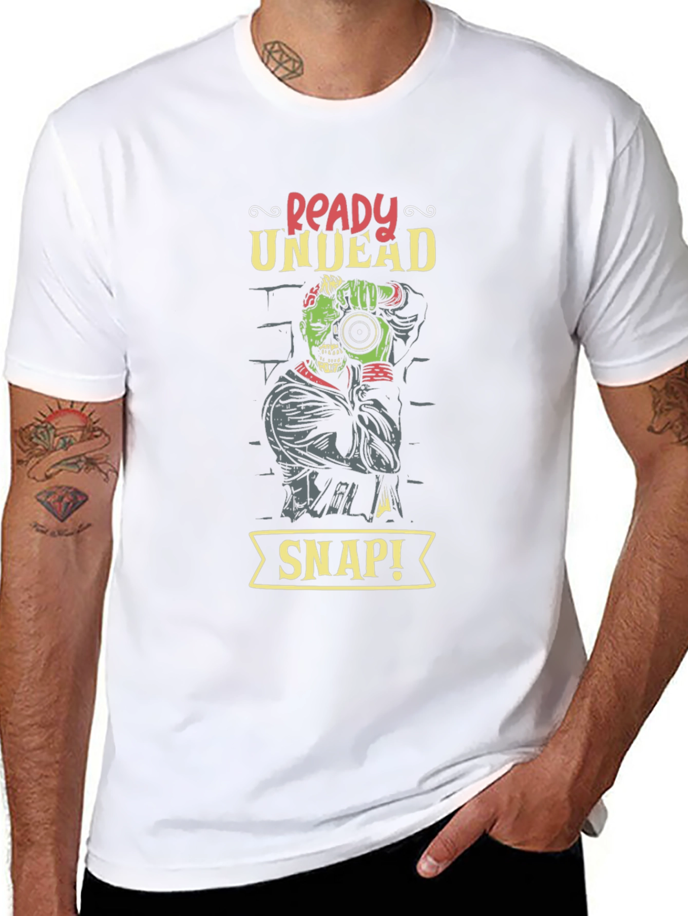 Ready Undead Snap! Graphic T-Shirt