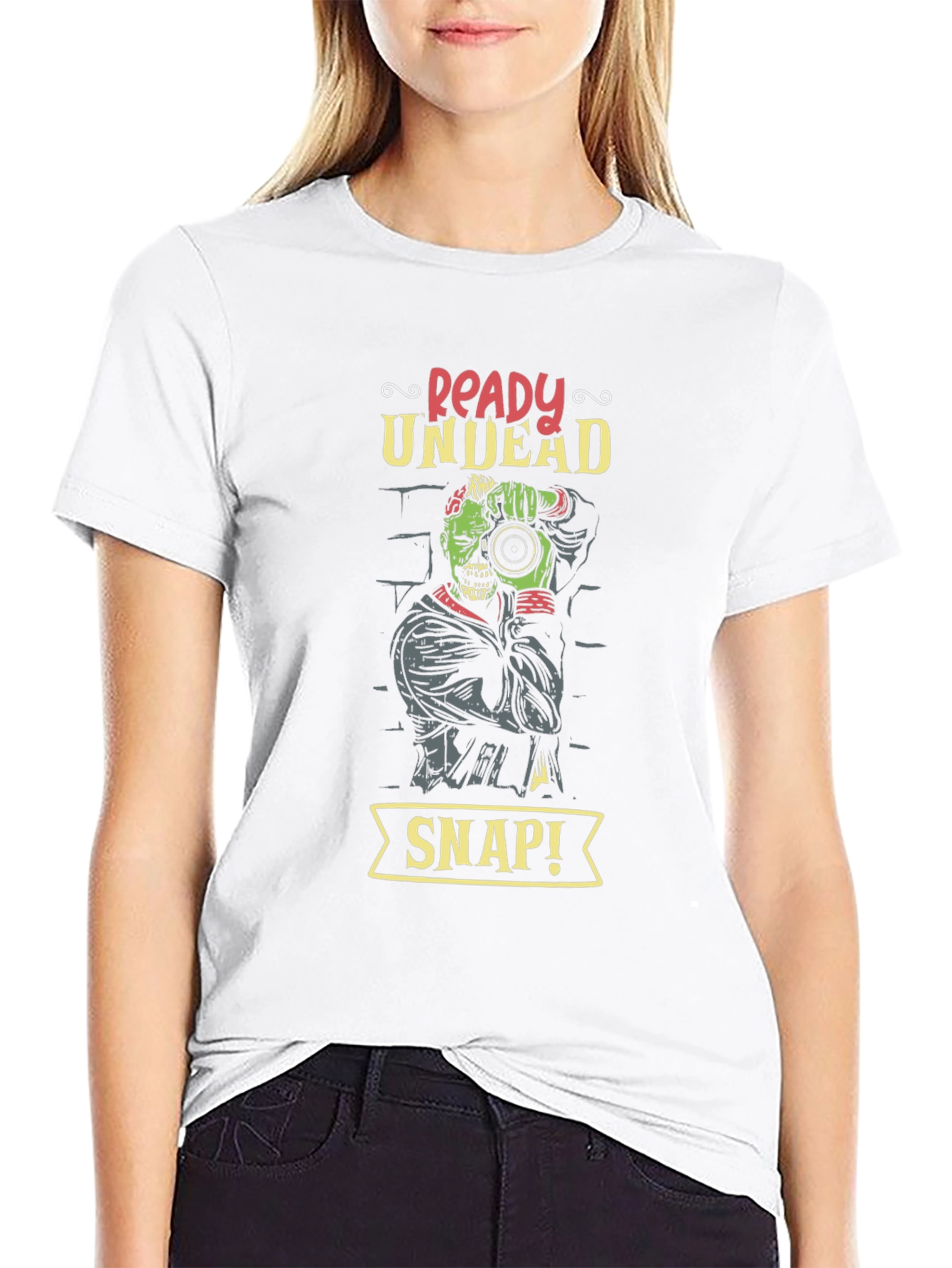 Ready Undead Snap! Graphic T-Shirt